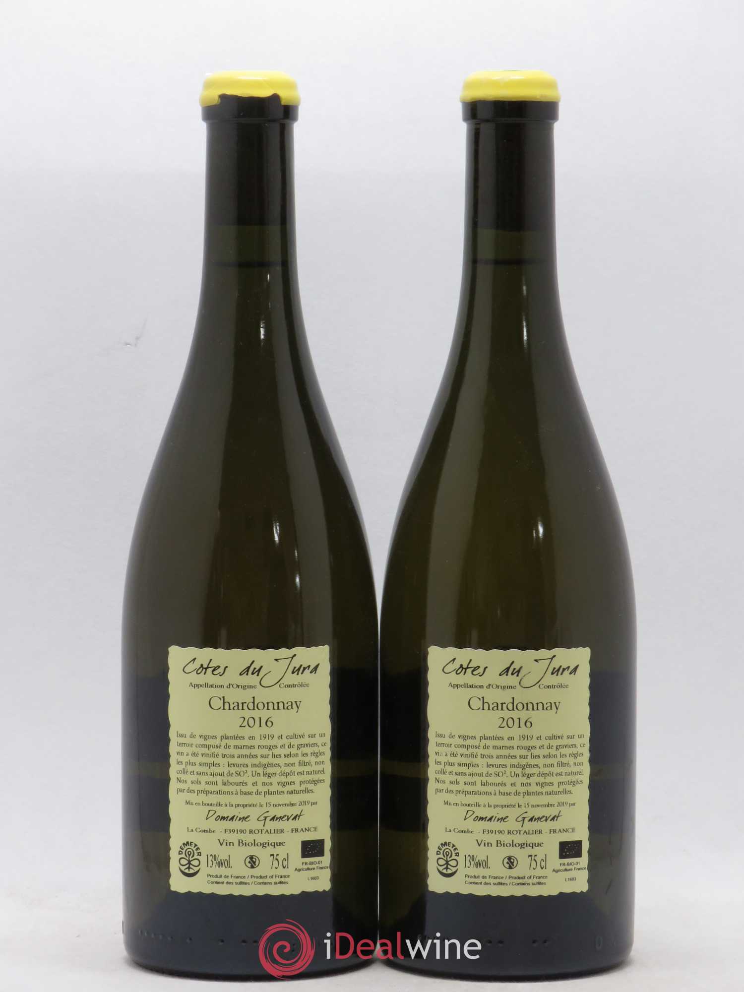 Côtes du Jura Les Grands Teppes Vieilles Vignes Jean-François Ganevat (Domaine) 2016 - Lot de 2 bouteilles - 1