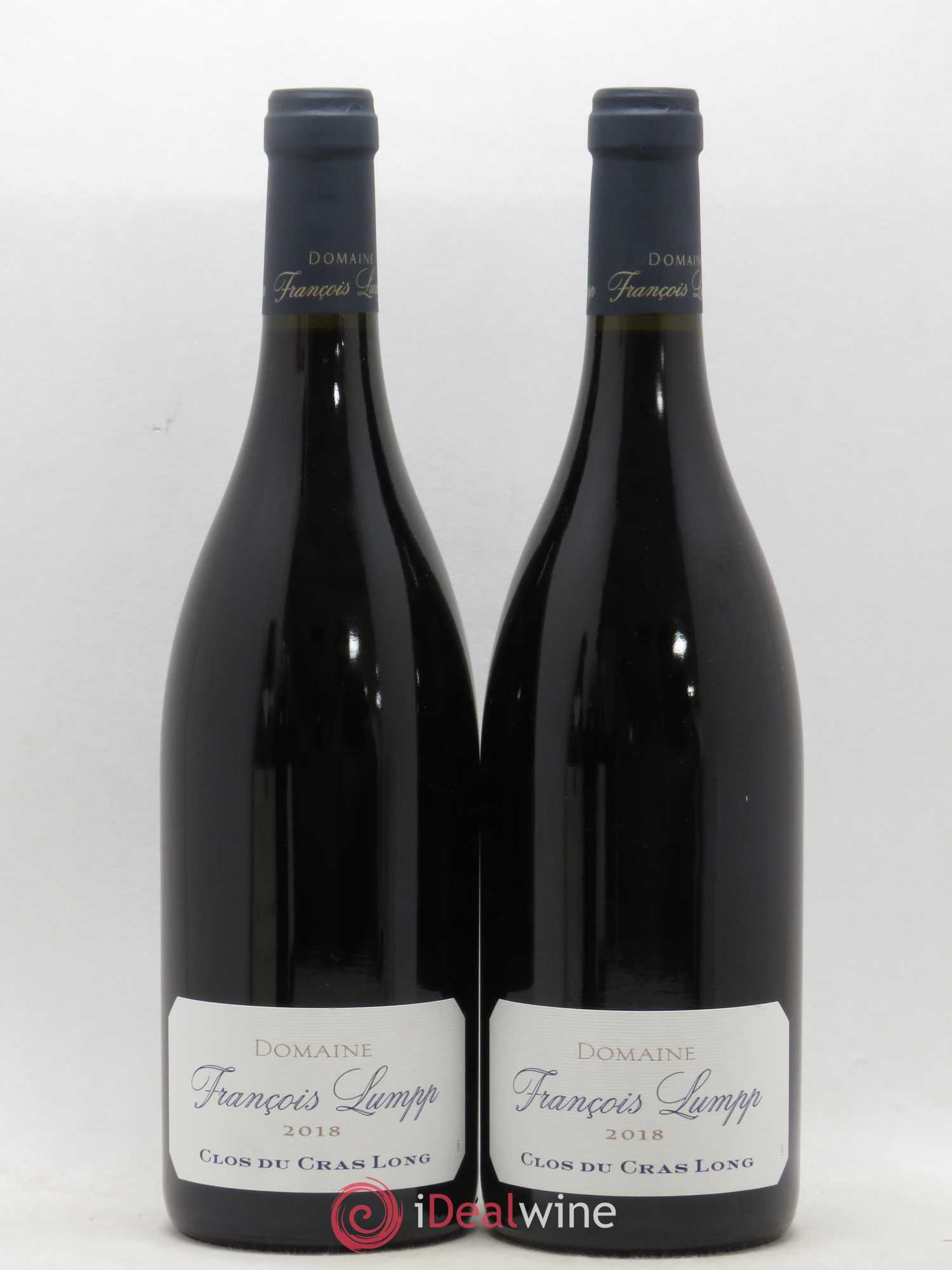 Givry 1er Cru Clos du Cras Long François Lumpp (Domaine) 2018 - Lot de 2 bouteilles - 0