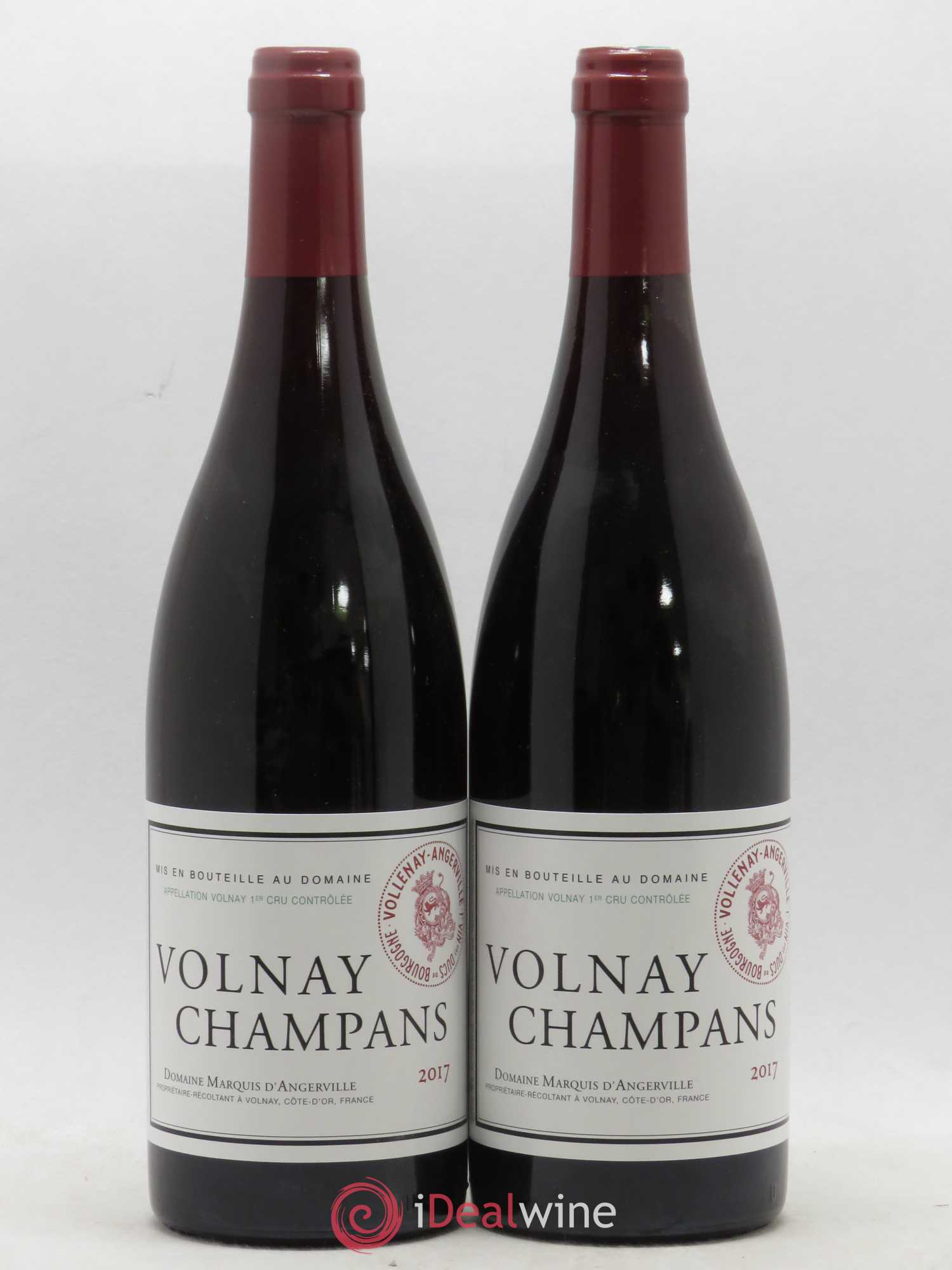 Volnay 1er Cru Champans Marquis d'Angerville (Domaine) 2017 - Lot de 2 bouteilles - 0