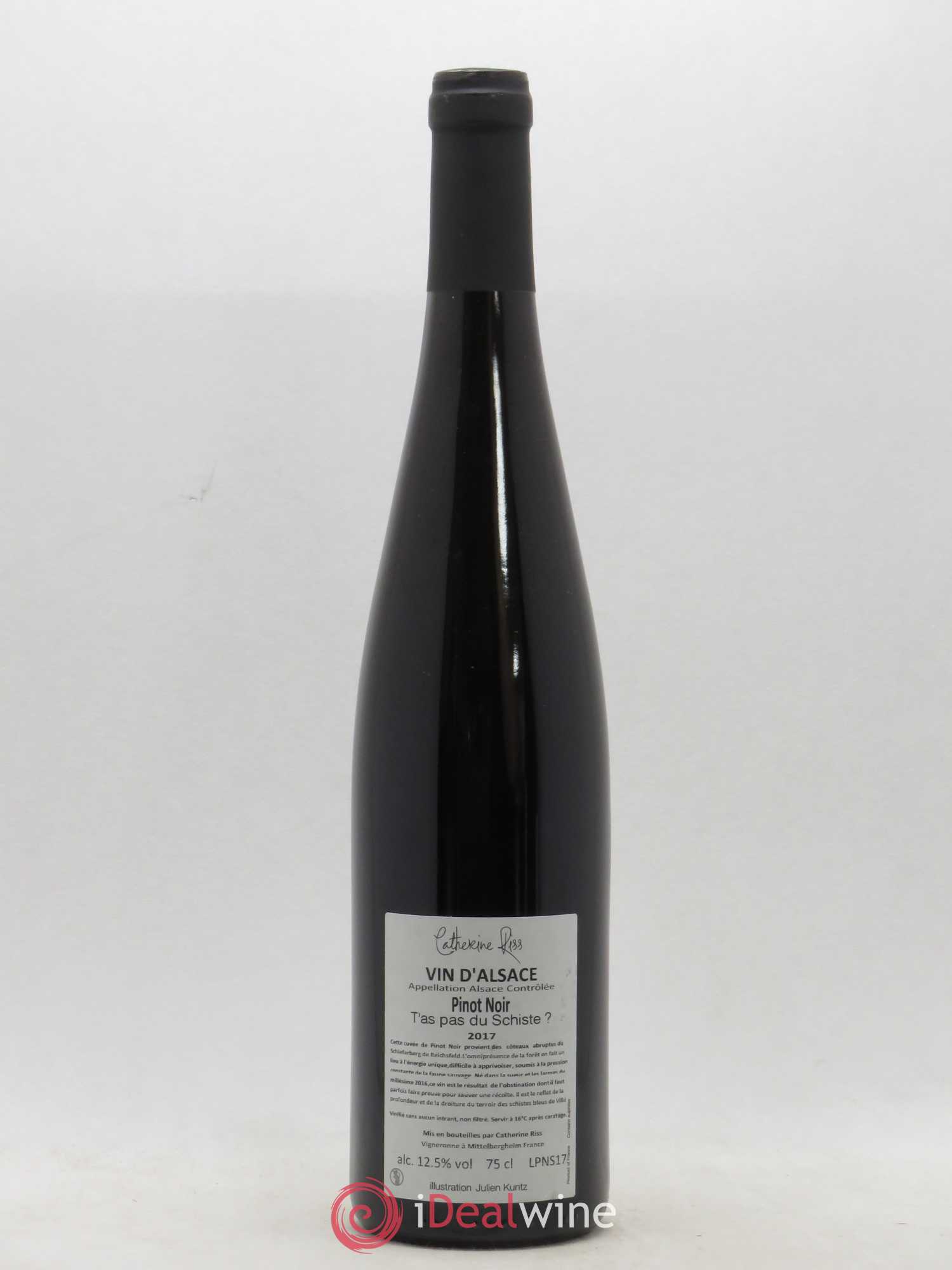 Alsace T'as Pas Du Schiste Catherine Riss (sans prix de réserve) 2017 - Posten von 1 Flasche - 1
