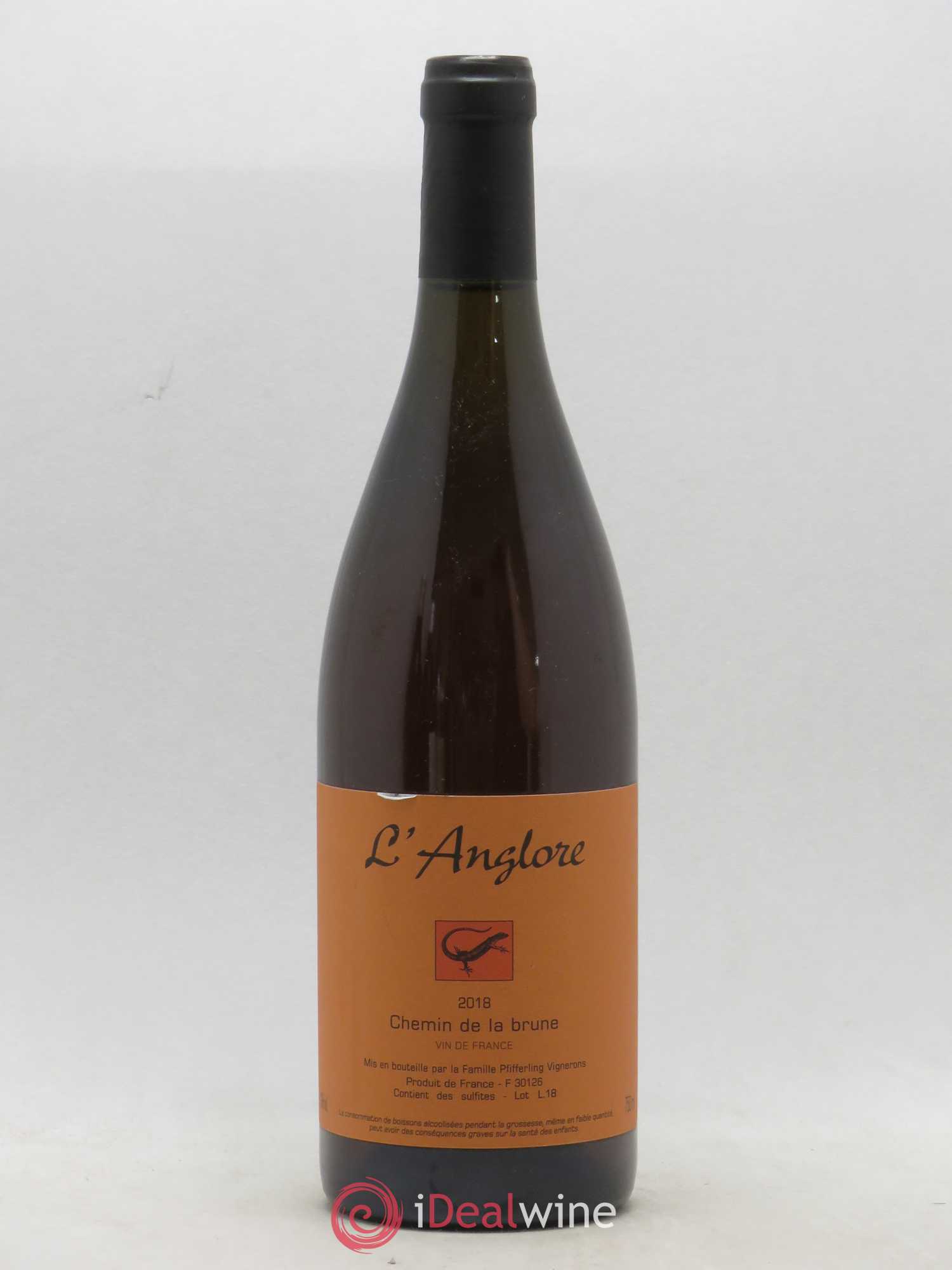 Vin de France Chemin de la brune L'Anglore 2018 - Lot de 1 bouteille - 0
