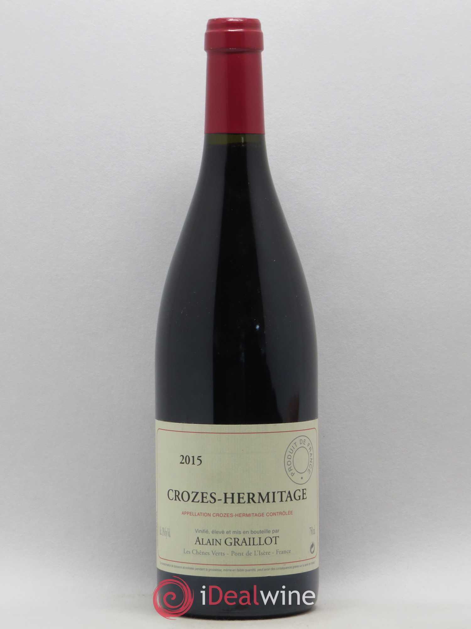 Crozes-Hermitage Domaine Graillot 2015 - Lot de 1 bouteille - 0
