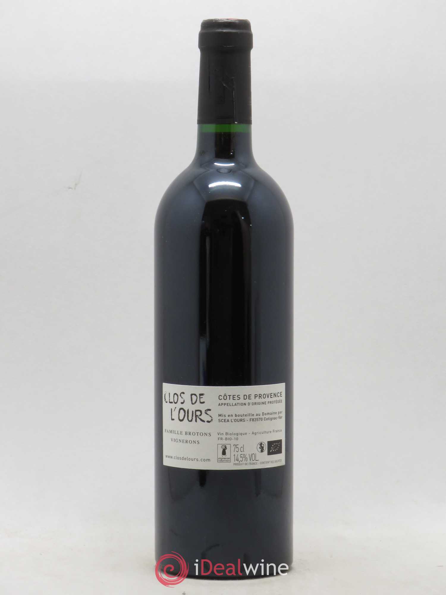 Côtes de Provence Le Chemin Clos de L'ours Brotons 2016 - Posten von 1 Flasche - 1