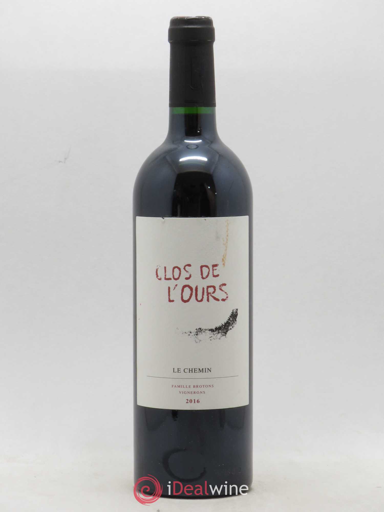Côtes de Provence Le Chemin Clos de L'ours Brotons 2016 - Posten von 1 Flasche - 0