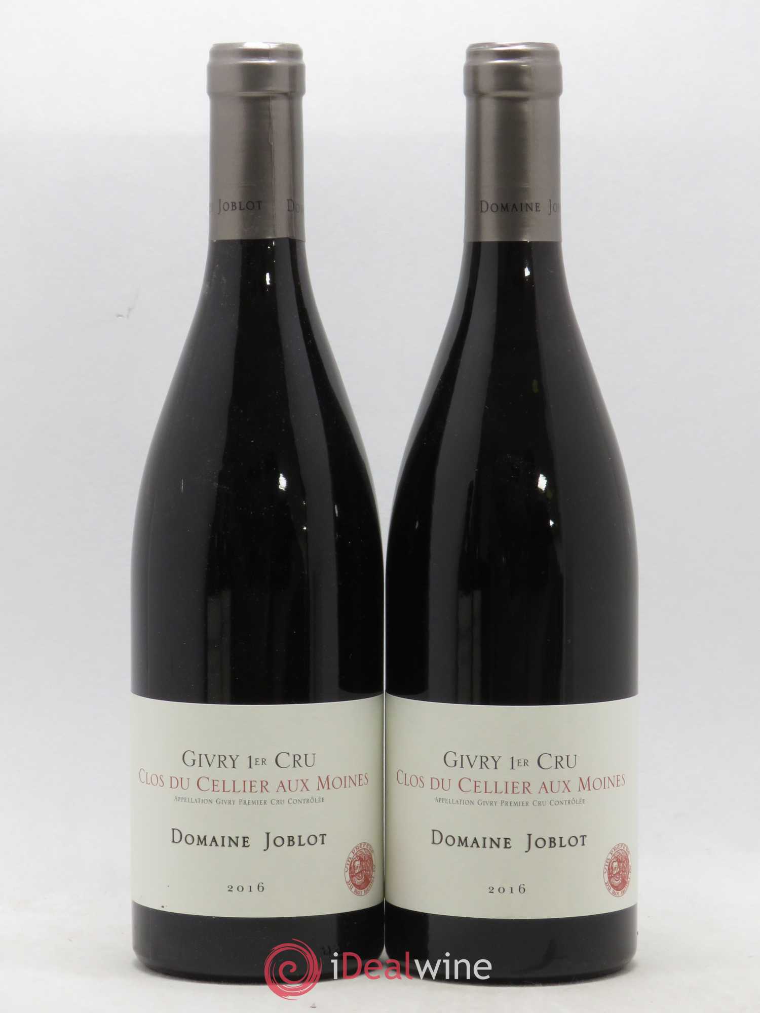 Givry 1er Cru Clos du Cellier aux Moines Joblot (Domaine) 2016 - Lot de 2 bouteilles - 0