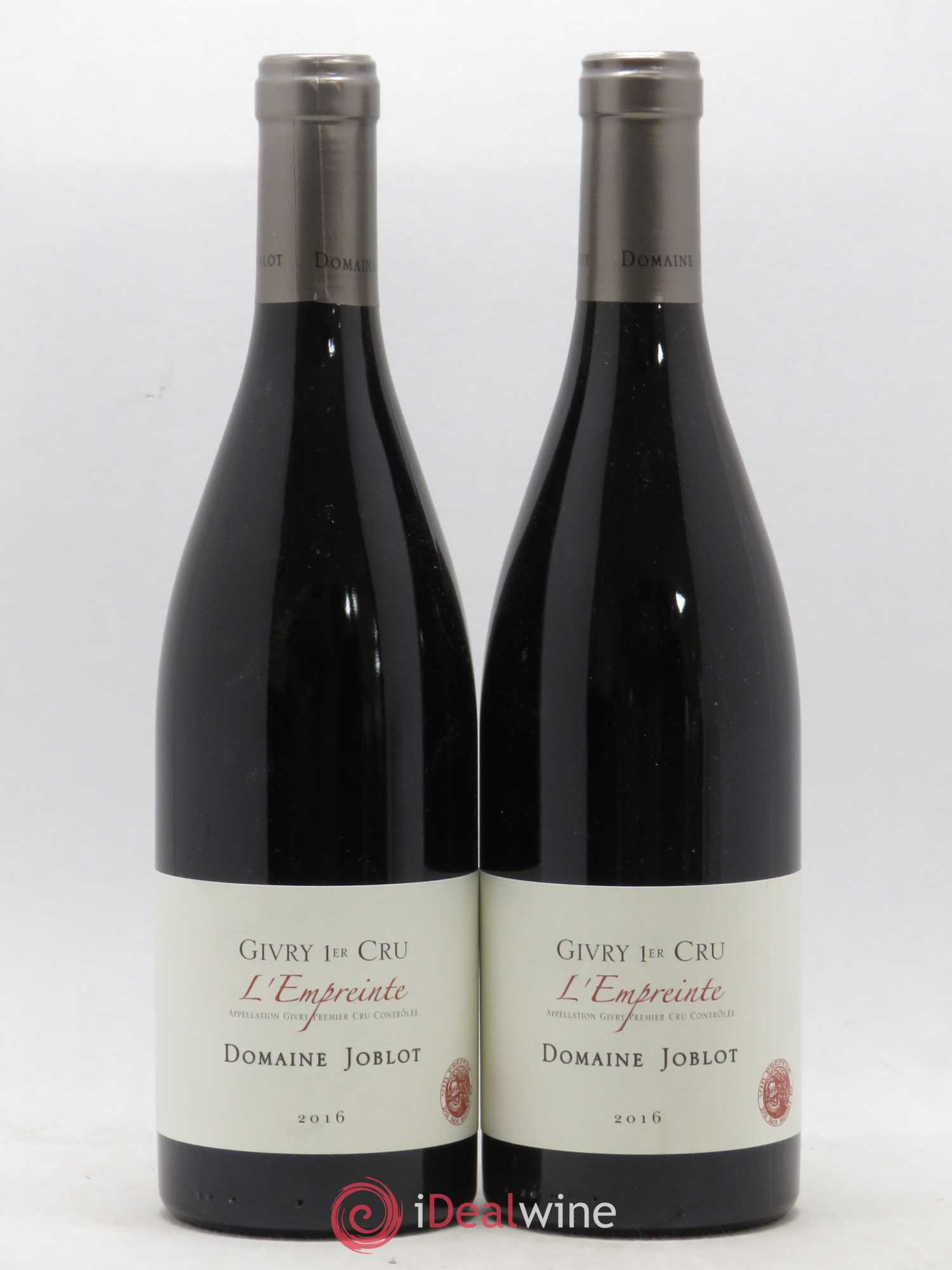 Givry 1er Cru L'Empreinte Joblot (Domaine) 2016 - Lot de 2 bouteilles - 0