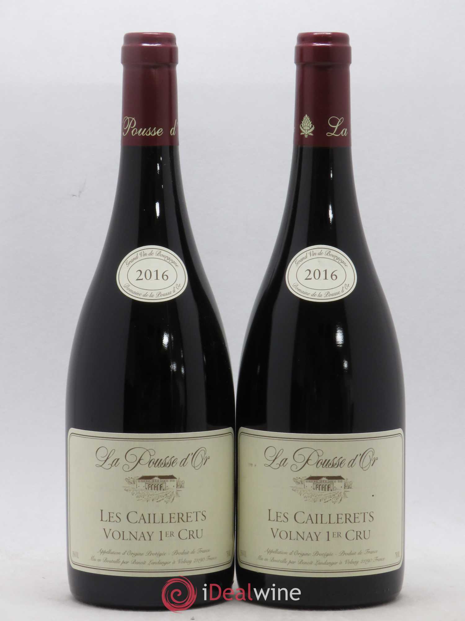 Volnay 1er Cru Les Caillerets La Pousse d'Or (Domaine de) 2016 - Lot de 2 bouteilles - 0