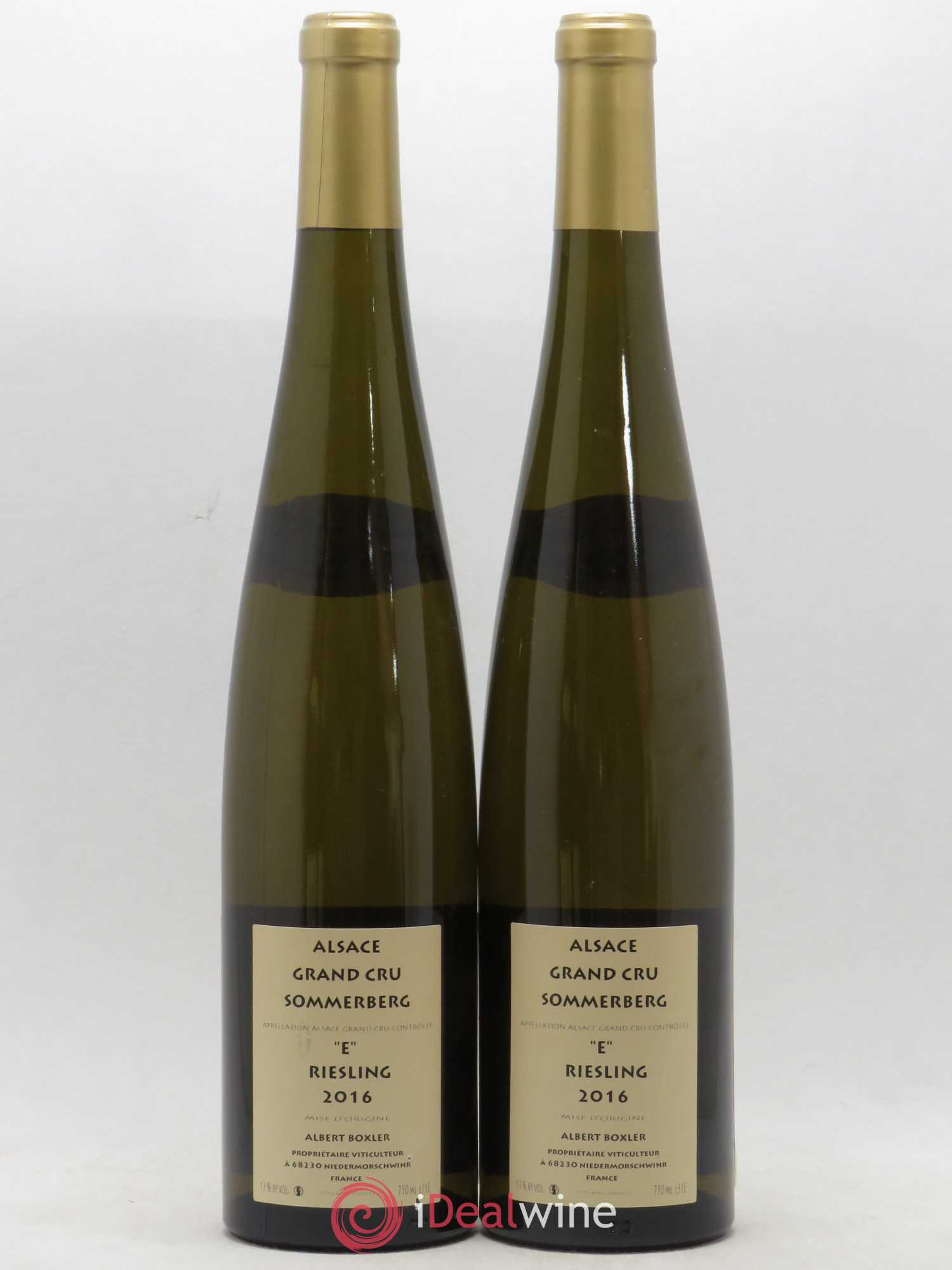 Riesling Sommerberg E Grand Cru Albert Boxler 2016 - Lotto di 2 bottiglie - 1