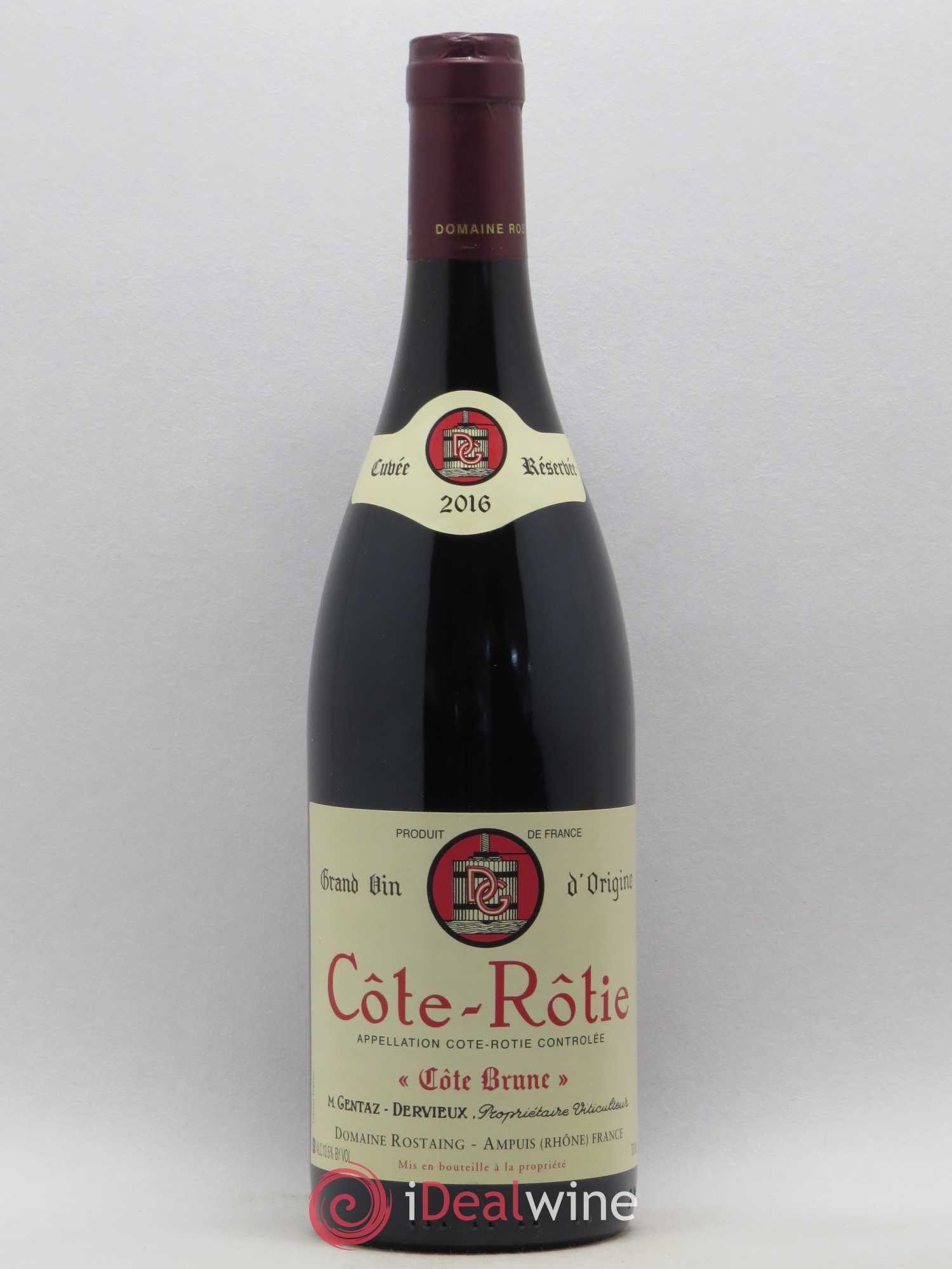 Côte-Rôtie Côte Brune René Rostaing 2016 - Posten von 1 Flasche - 0