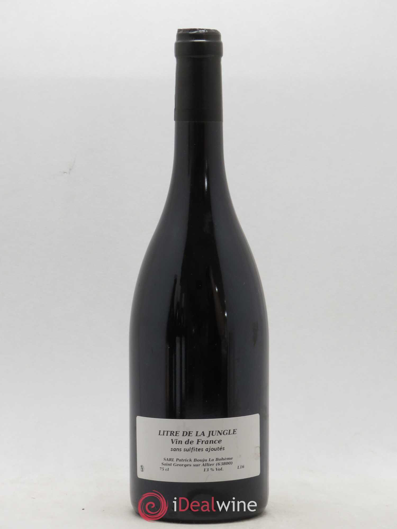 Vin de France Le Litre de la jungle La Bohème Patrick Bouju 2016 - Posten von 1 Flasche - 1