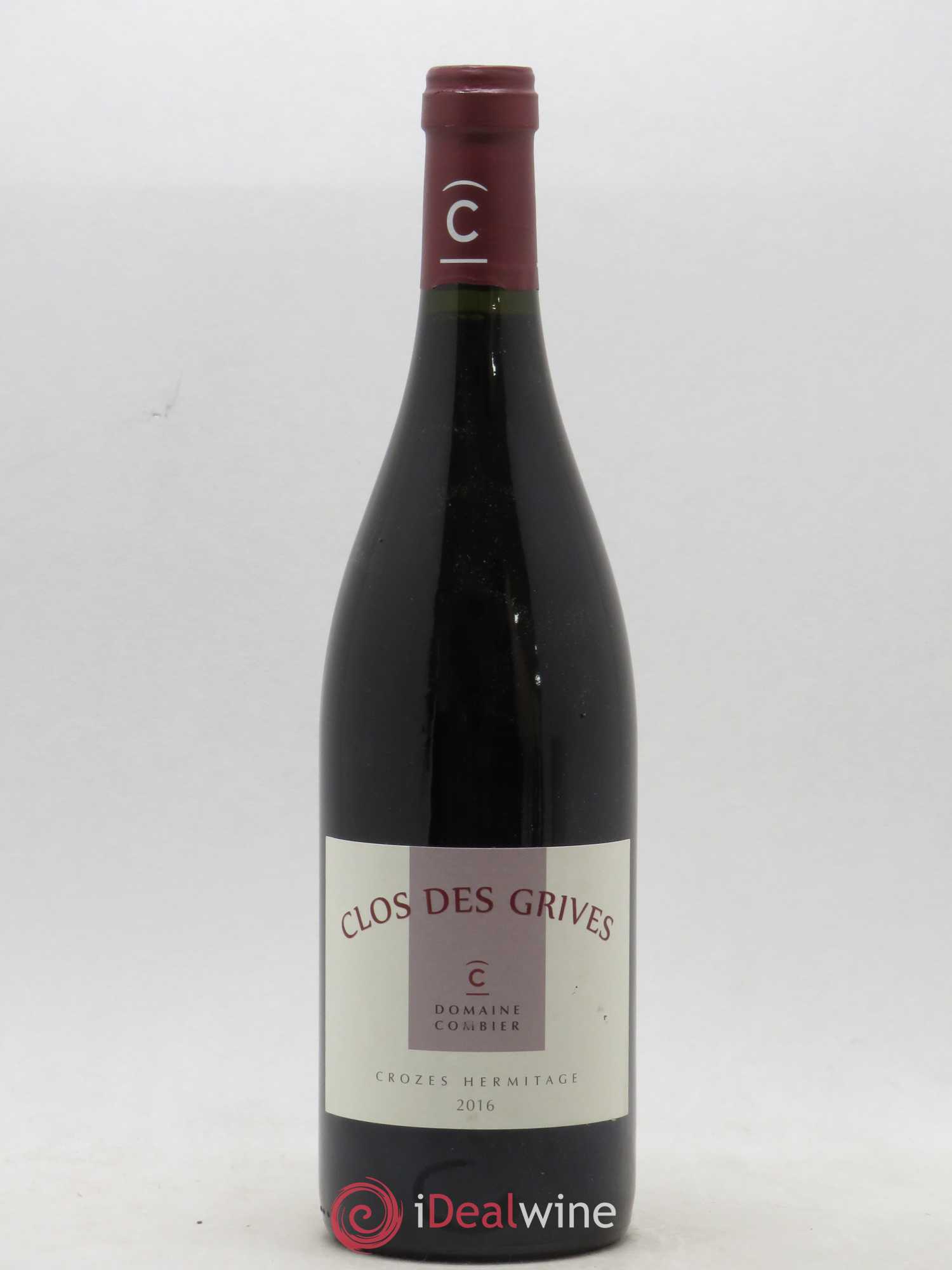 Crozes-Hermitage Clos des Grives Combier 2016 - Lot de 1 bouteille - 0