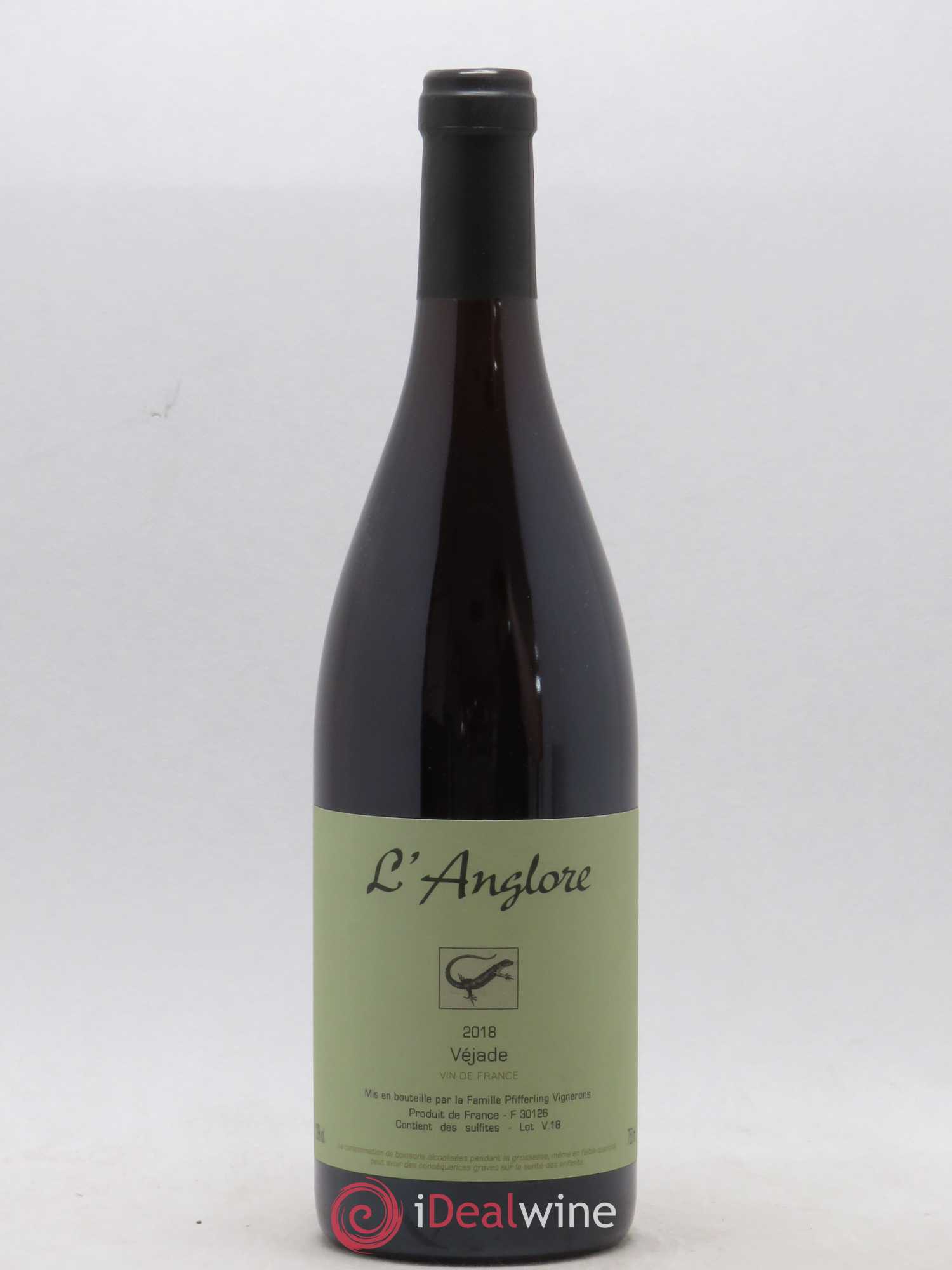 Vin de France Véjade L'Anglore 2018 - Lot de 1 bouteille - 0