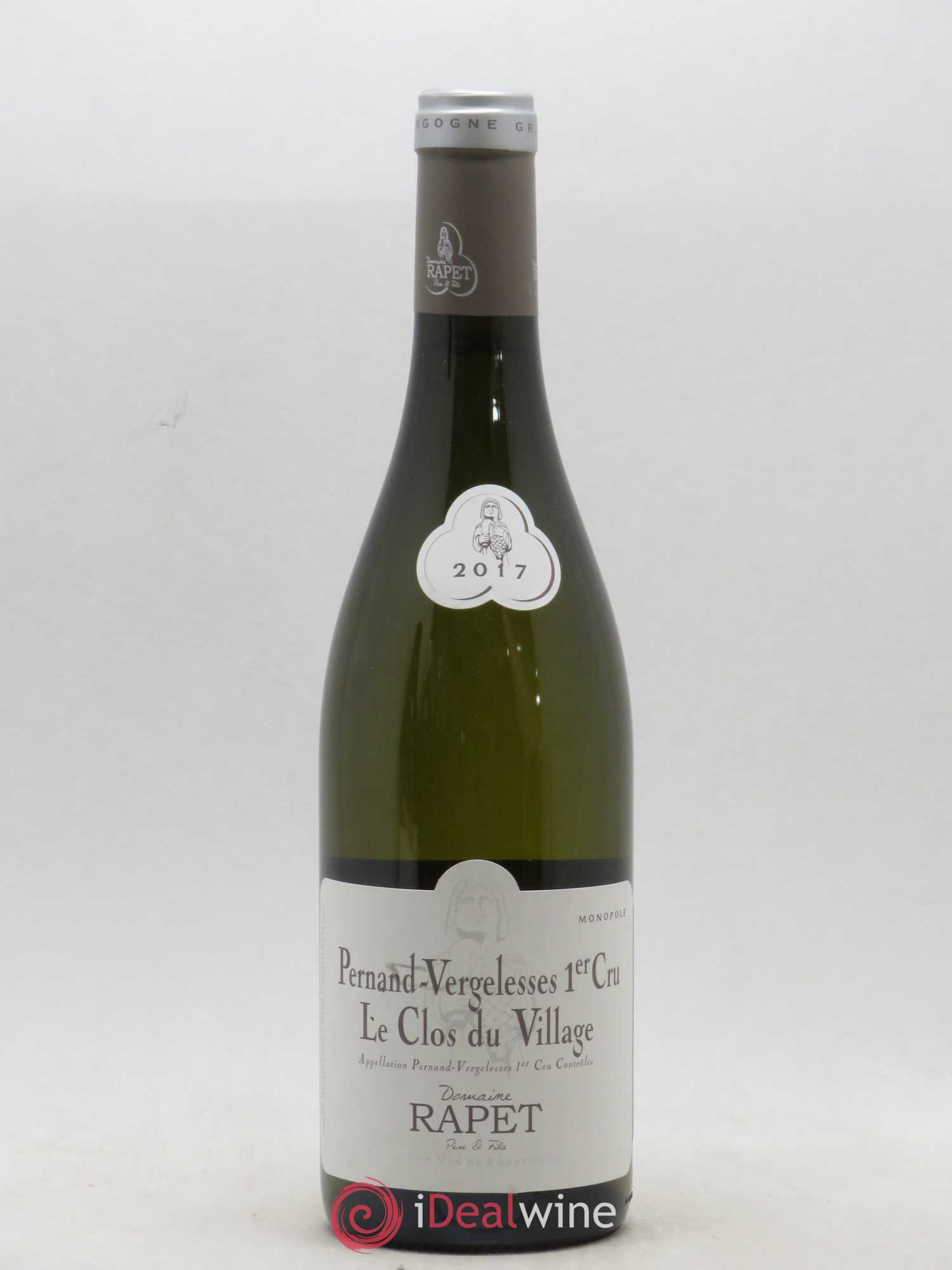 Pernand-Vergelesses 1er Cru Le Clos Du Village Domaine Rapet 2017 - Posten von 1 Flasche - 0