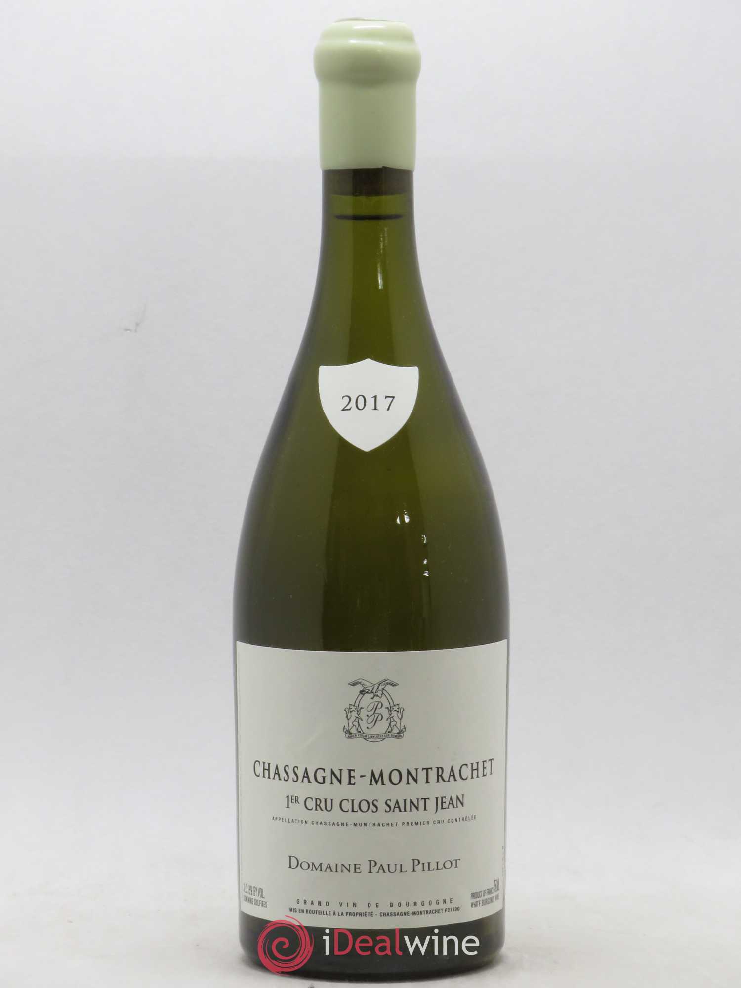 Chassagne-Montrachet 1er Cru Clos Saint Jean Paul Pillot 2017 - Posten von 1 Flasche - 0
