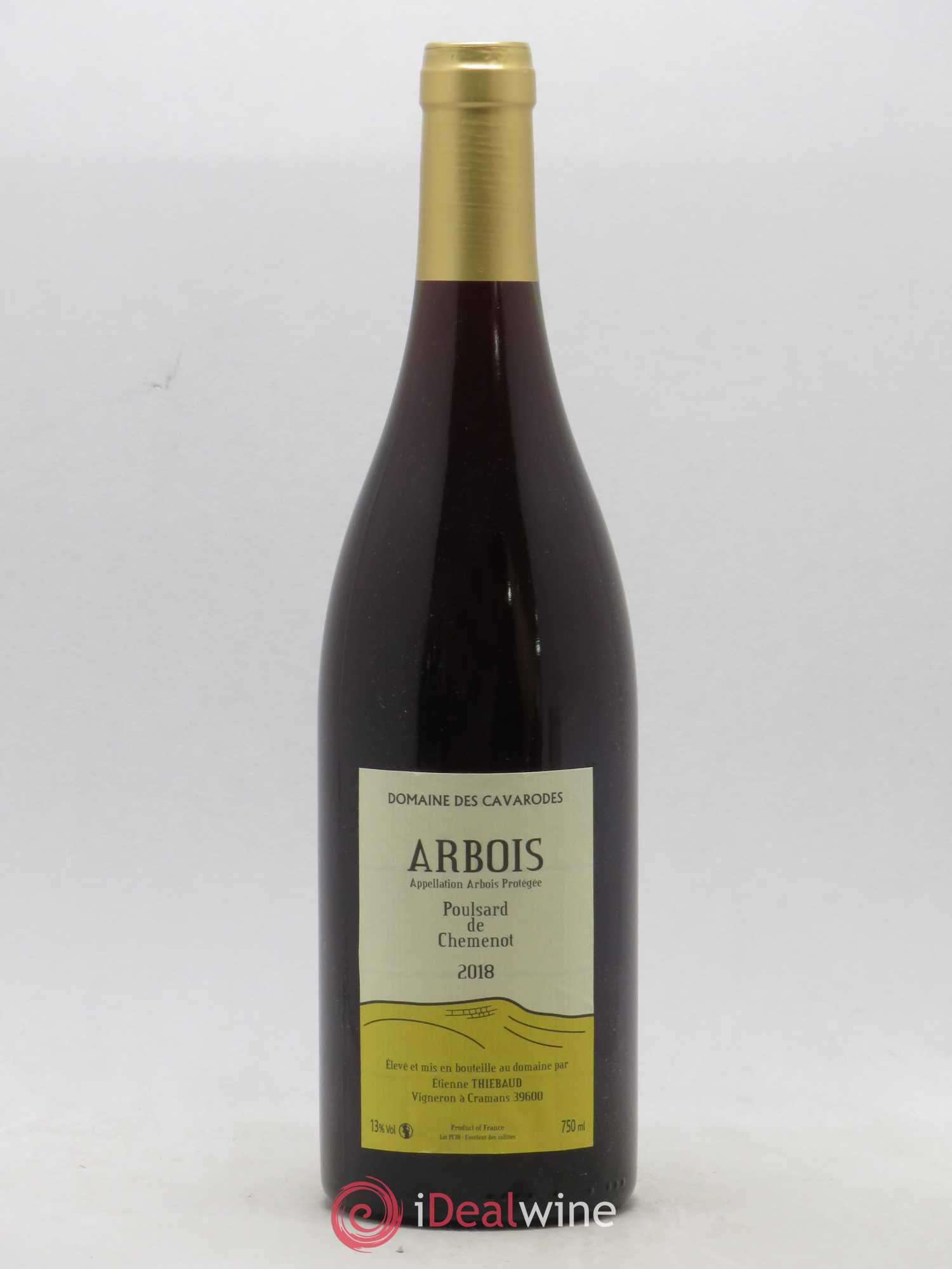 Arbois Poulsard Chenevot Domaine De Cavarodes 2018 - Posten von 1 Flasche - 0