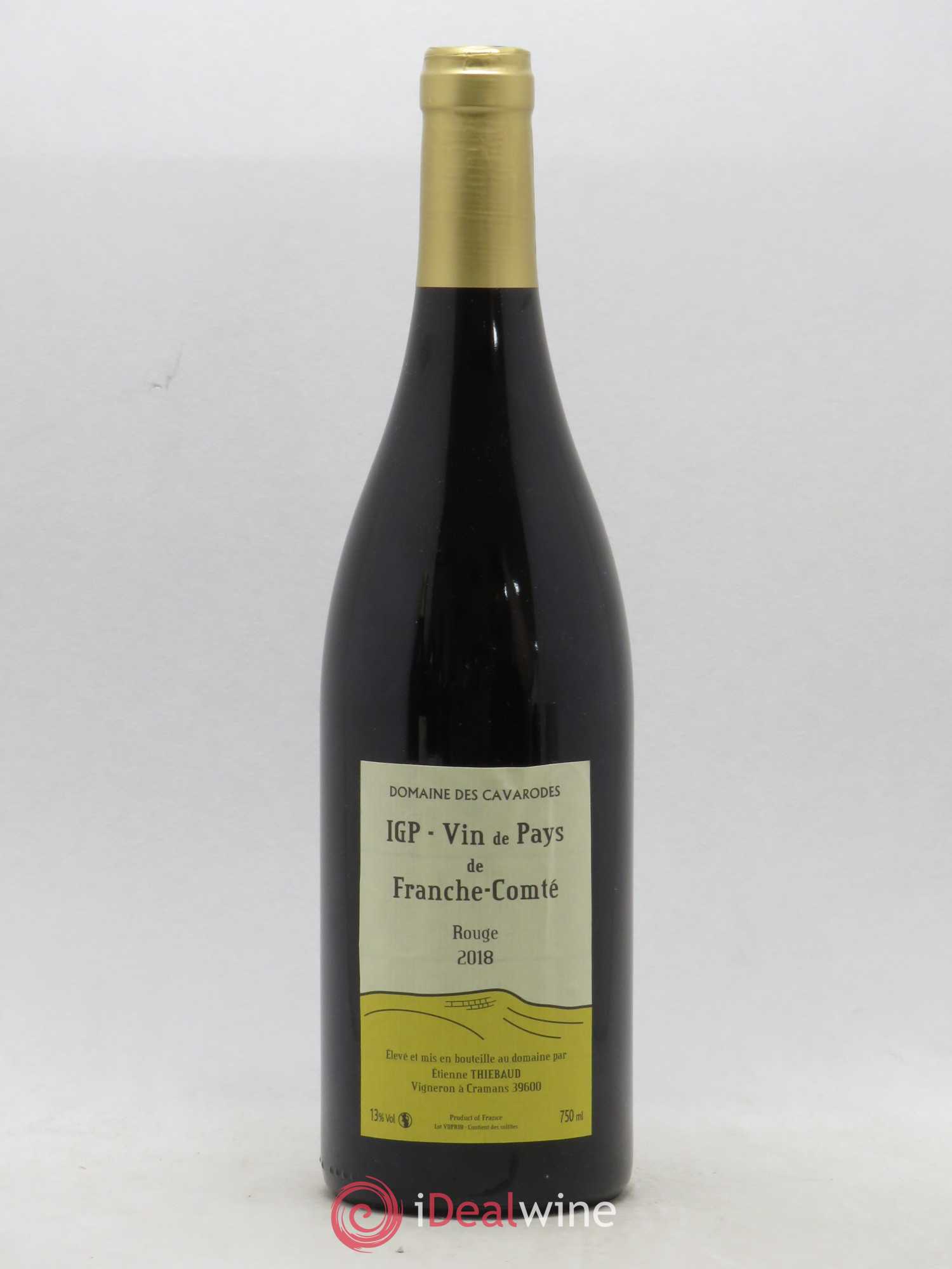 Divers IGP Franche Comté Domaine de Cavarodes 2018 - Posten von 1 Flasche - 0