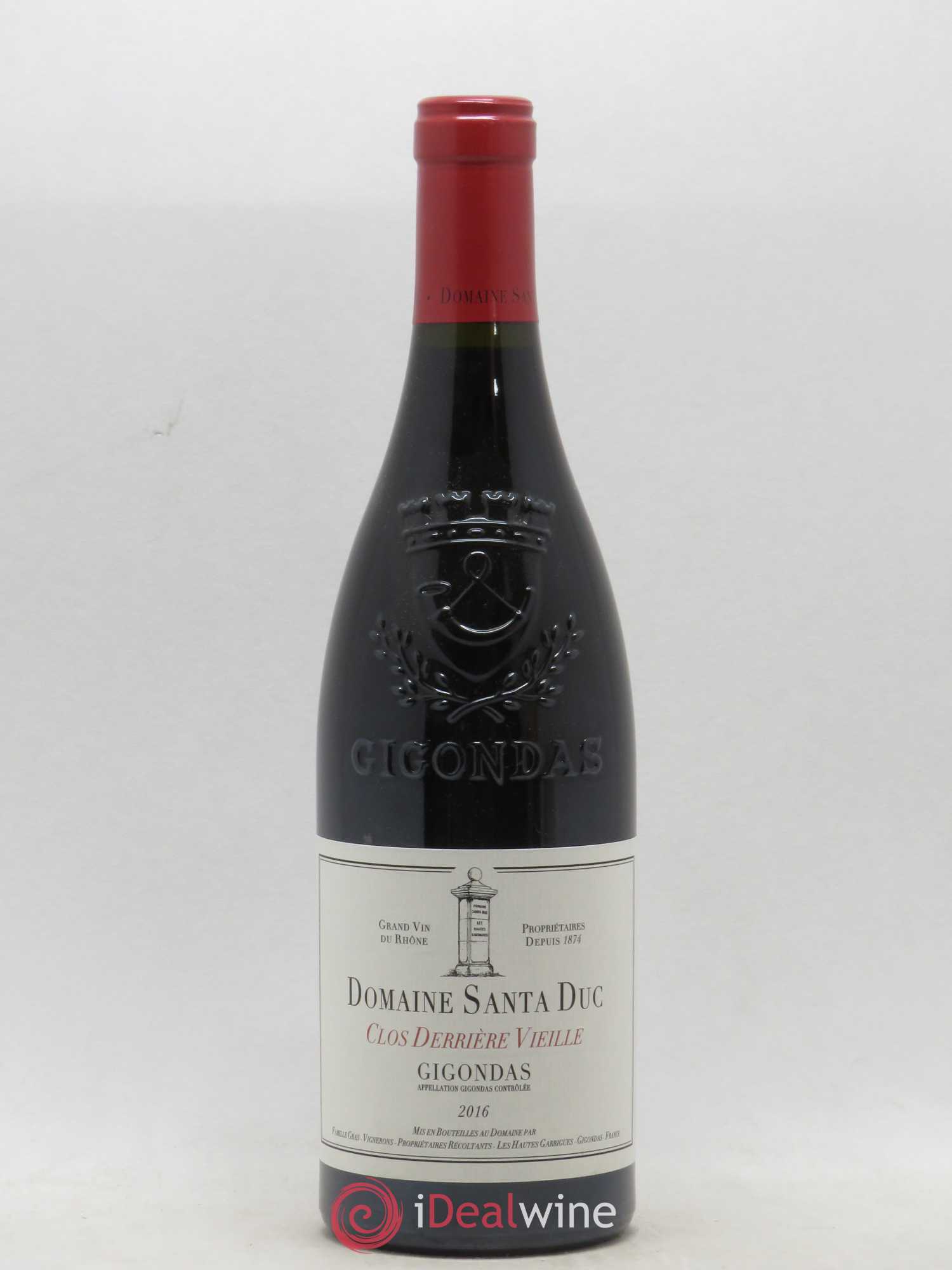 Gigondas Clos Derrière Vieille Santa Duc (sans prix de réserve) 2016 - Posten von 1 Flasche - 0