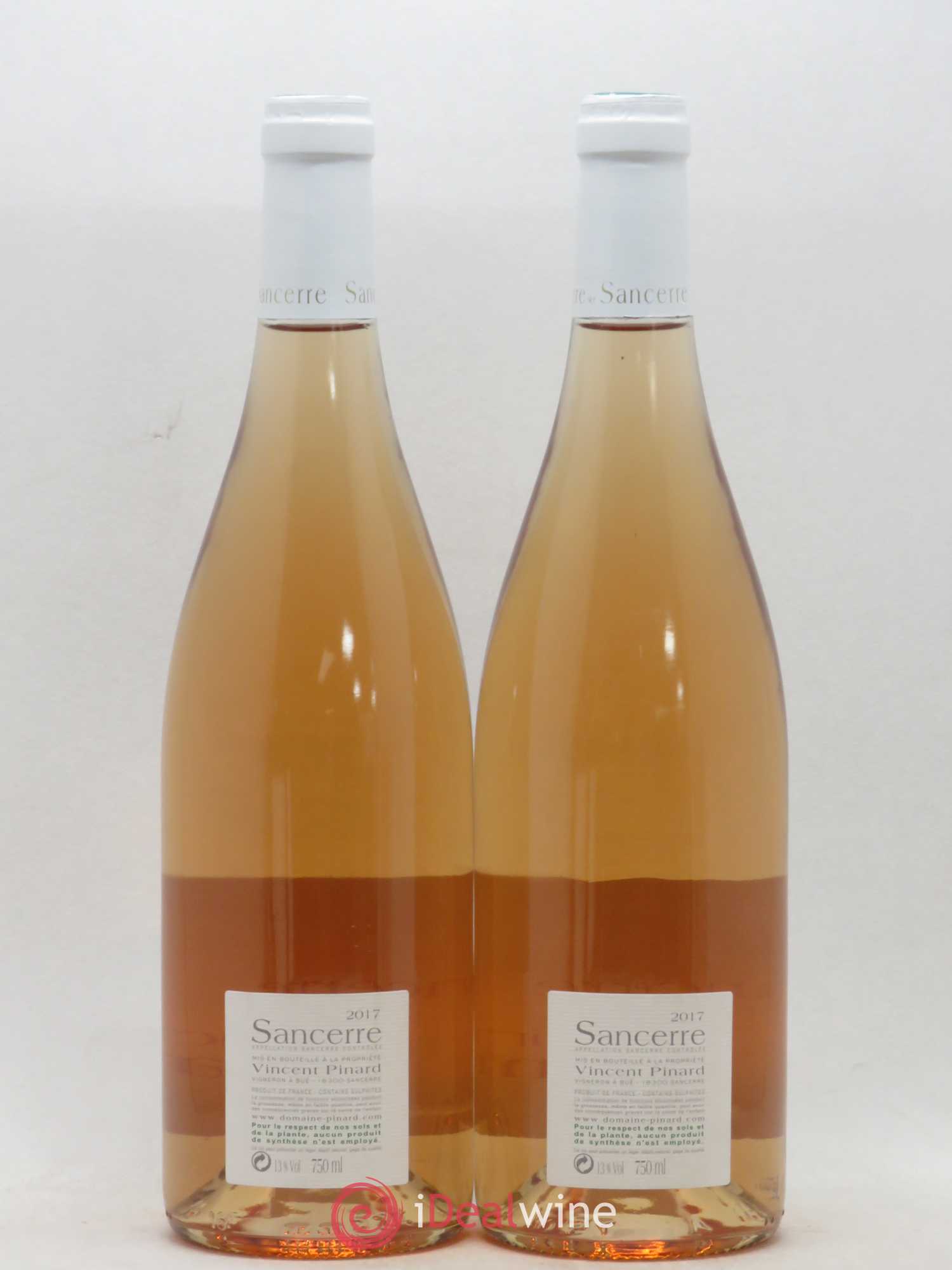 Sancerre Vincent Pinard (senza prezzo di riserva) 2017 - Lotto di 2 bottiglie - 1