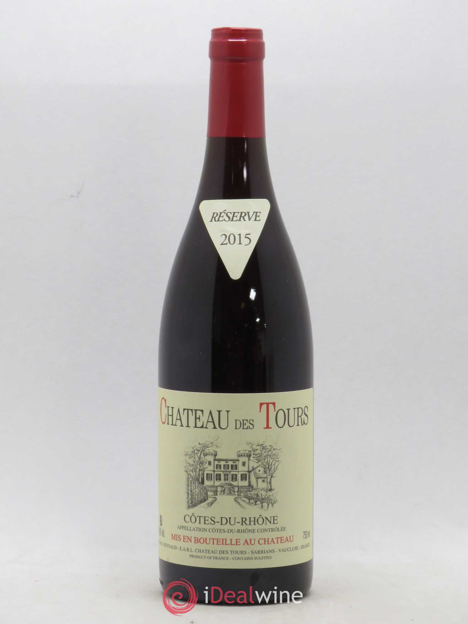 Côtes-du-Rhône Château des Tours Emmanuel Reynaud 2015 - Lot de 1 bouteille - 0
