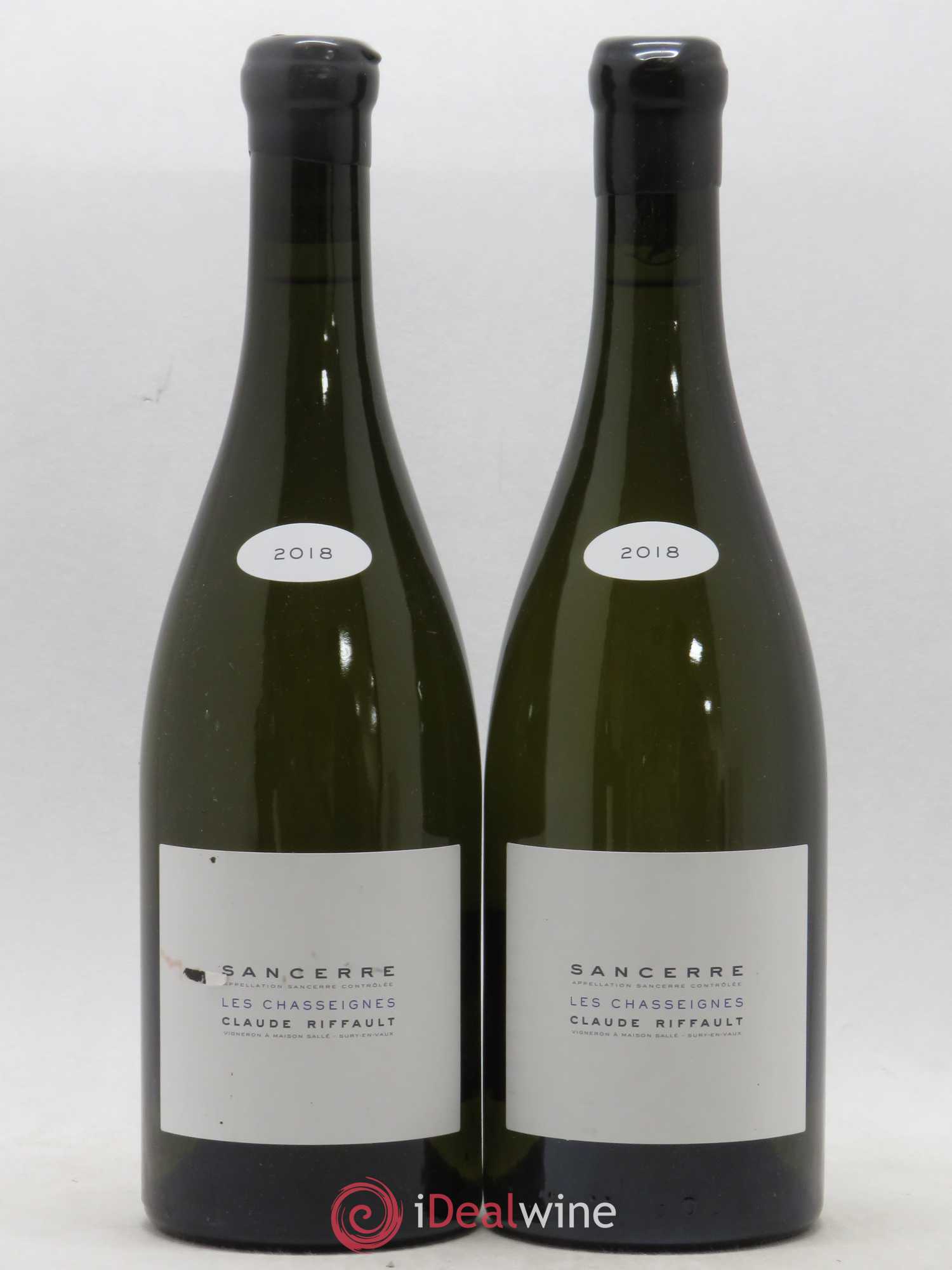 Sancerre Les Chasseignes Claude Riffault 2018 - Lot de 2 bouteilles - 0