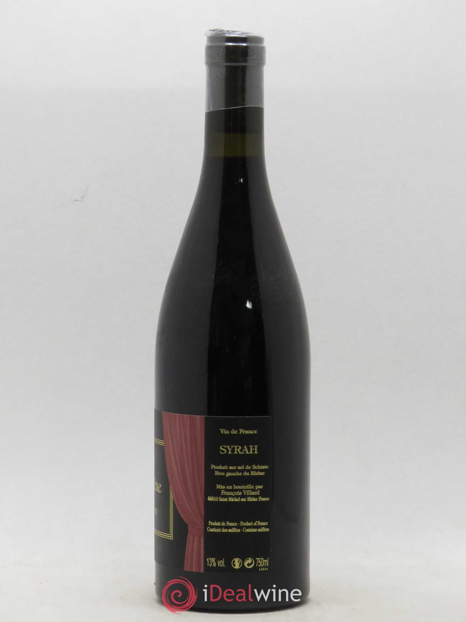 Vin de France Syrah Seul en Scène Francois Villard 2015 - Lotto di 1 bottiglia - 1