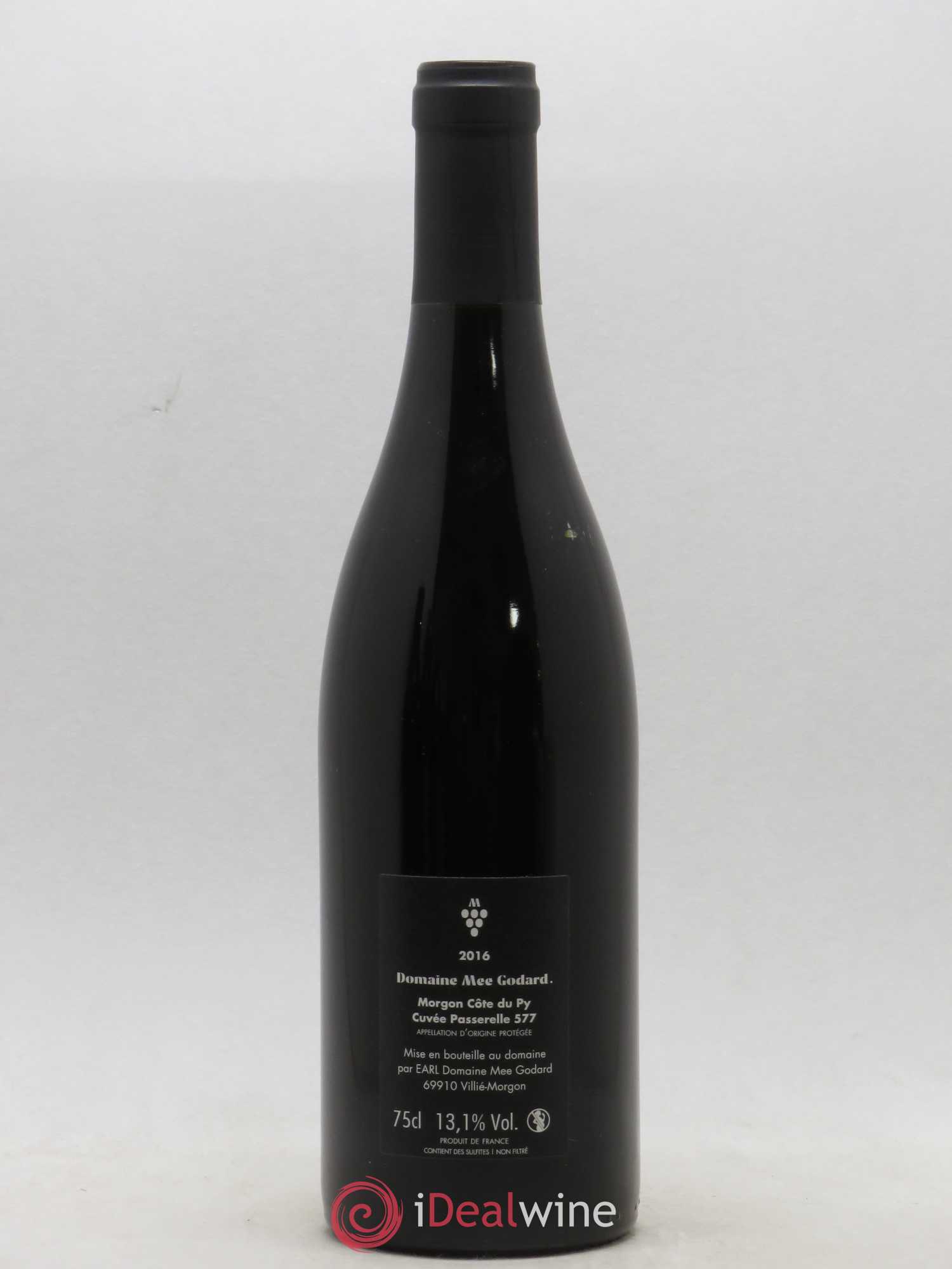 Morgon Passerelle 577 Mee Godard Côte du Py (sans prix de réserve) 2016 - Posten von 1 Flasche - 1