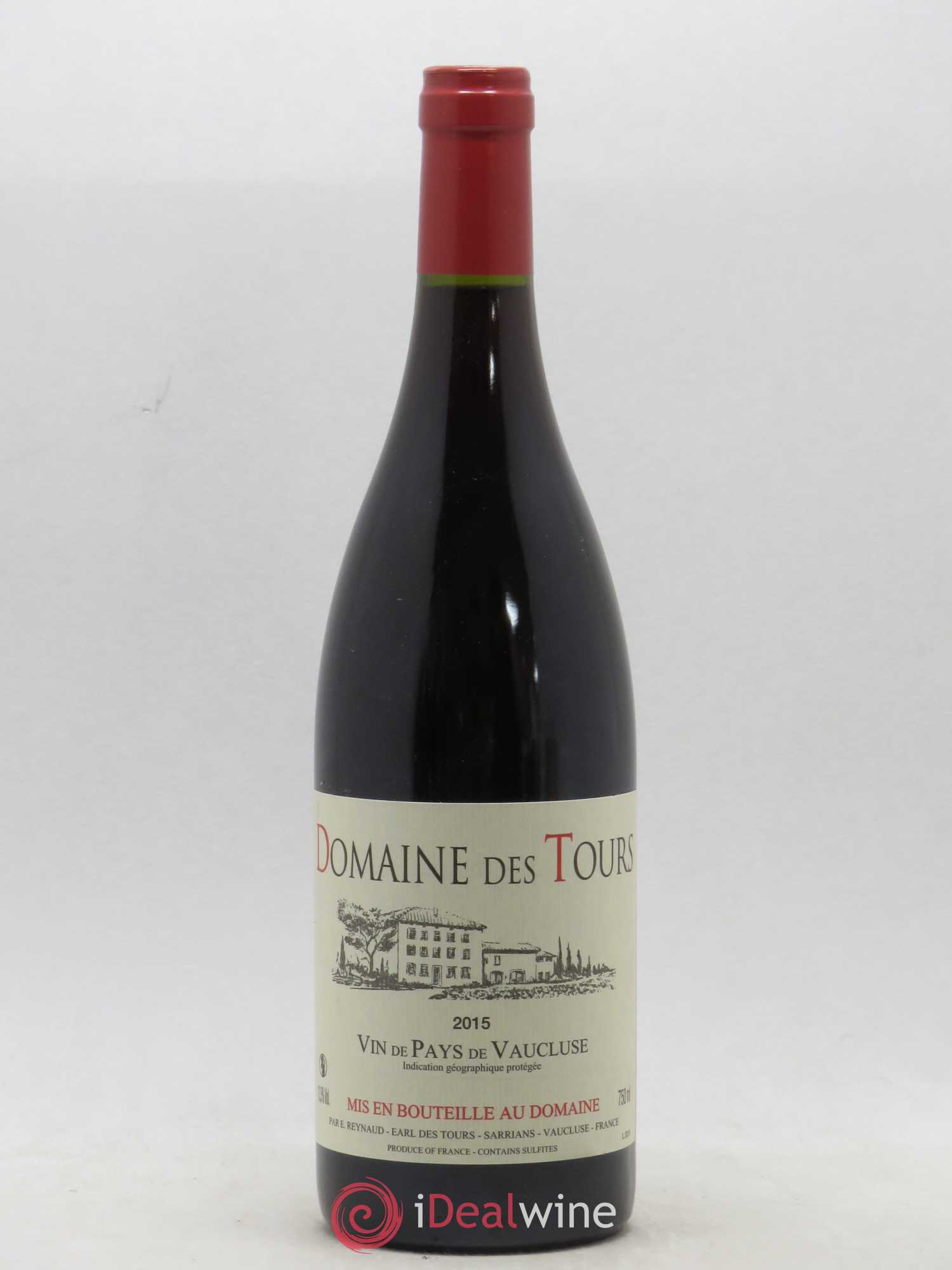 Vaucluse (Vin de Pays de Vaucluse) Domaine des Tours Emmanuel Reynaud 2015 - Lot de 1 bouteille - 0