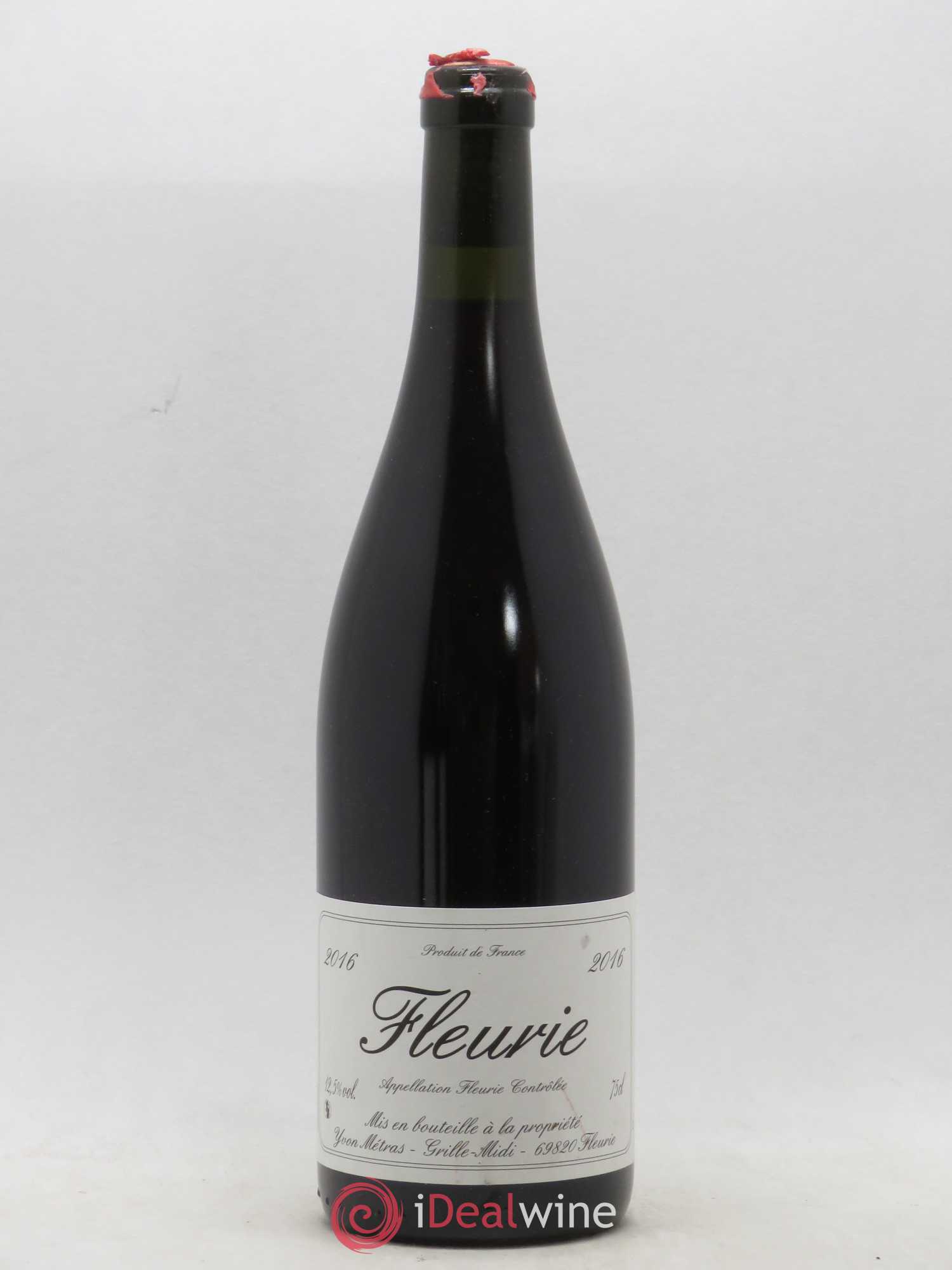 Fleurie Yvon Métras 2016 - Lot de 1 bouteille - 0