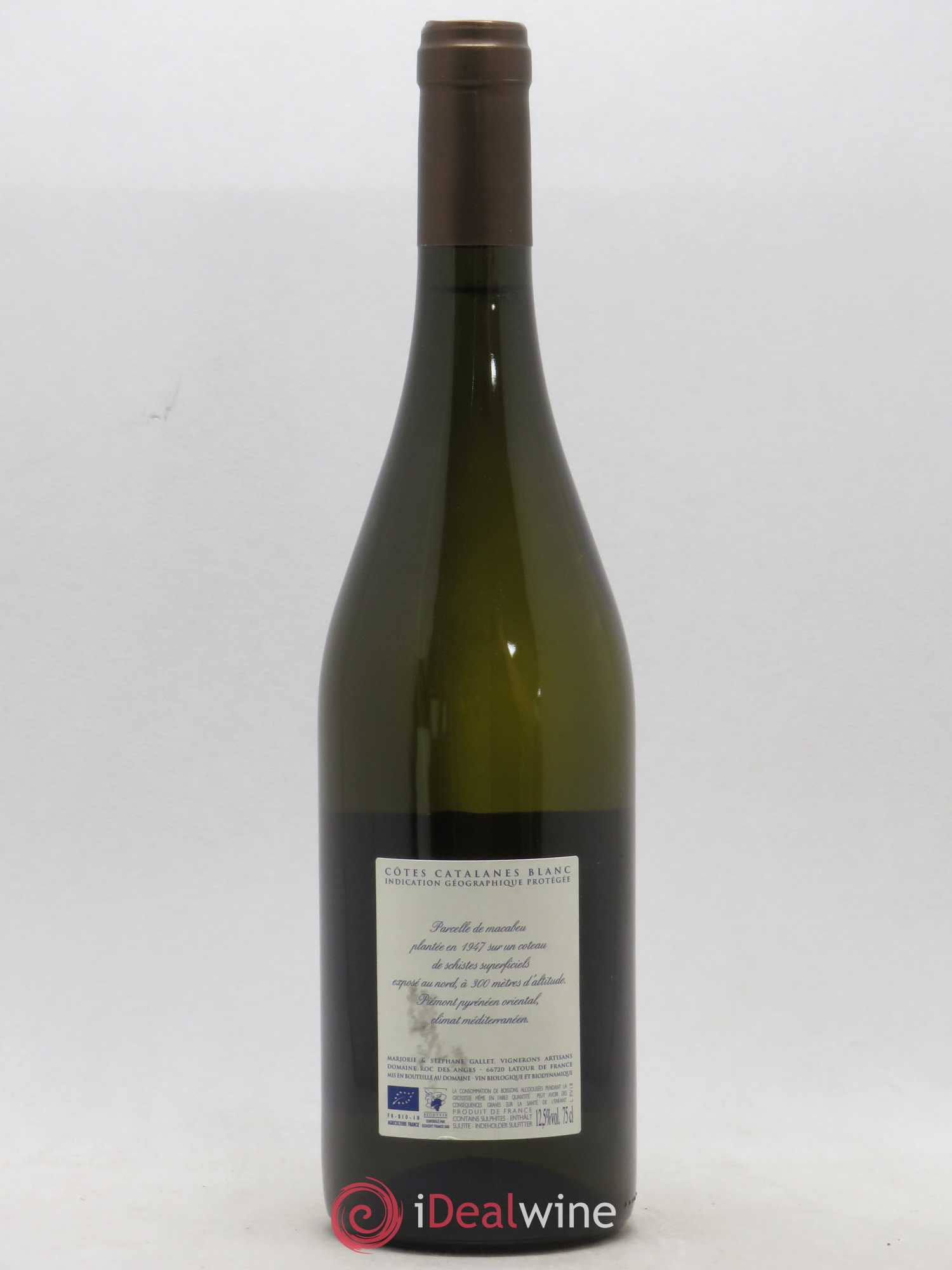 Côtes Catalanes Roc des Anges Pi Vell Marjorie et Stéphane Gallet 2018 - Lot de 1 bouteille - 1