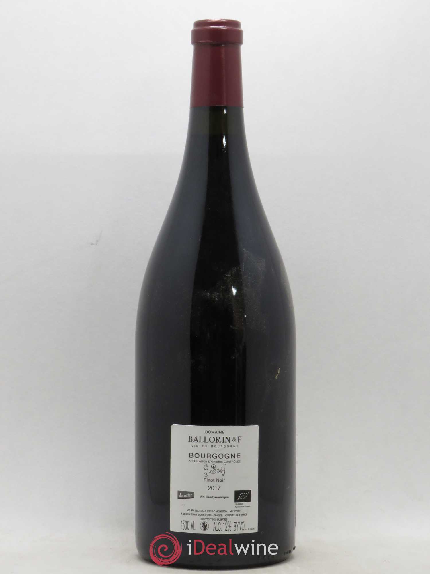 Bourgogne Ballorin & F(Domaine) 2017 - Lot de 1 magnum - 1