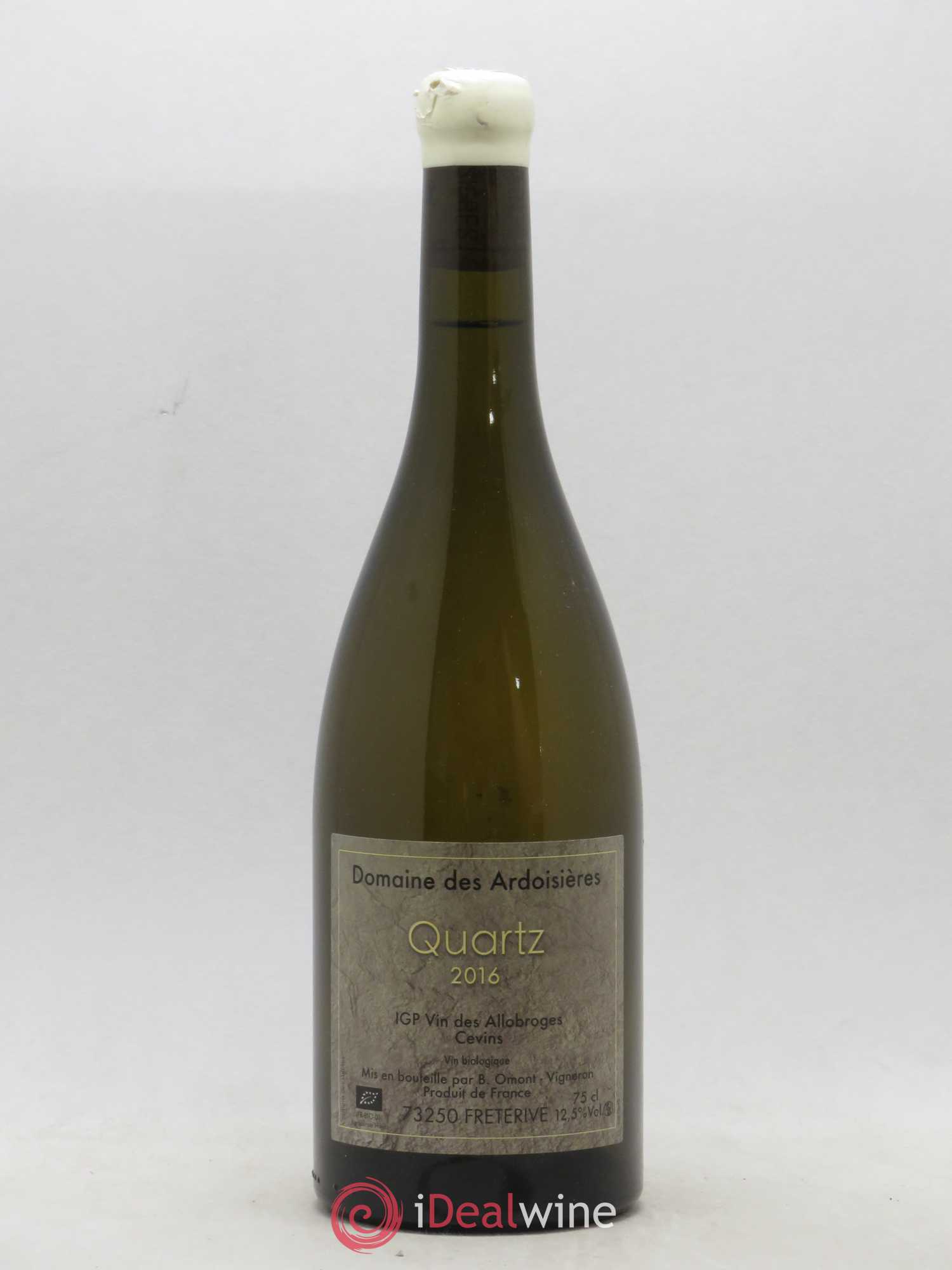 Vin des Allobroges Cevins Quartz Ardoisières (Domaine des) 2016 - Lot de 1 bouteille - 0