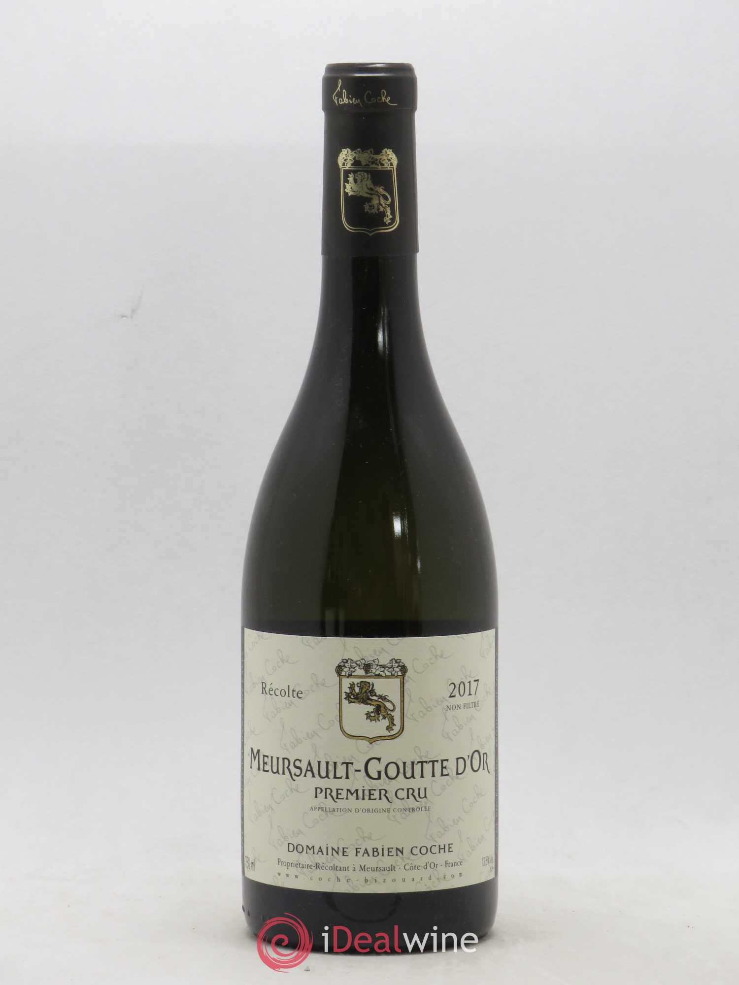 Meursault 1er Cru Goutte d'Or Fabien Coche 2017 - Lot de 1 bouteille - 0