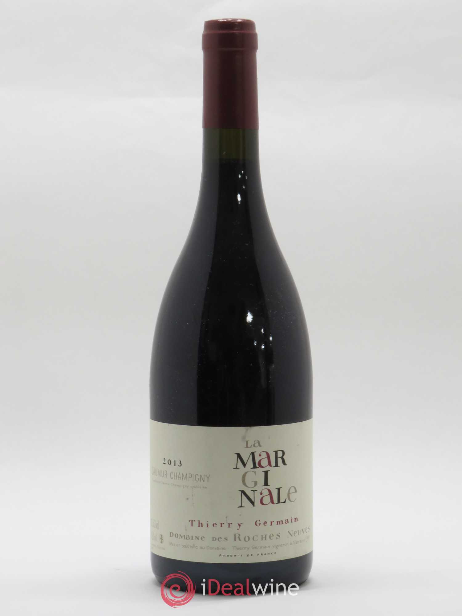 Saumur-Champigny La Marginale Domaine des Roches Neuves - Thierry Germain 2013 - Lot de 1 bouteille - 0