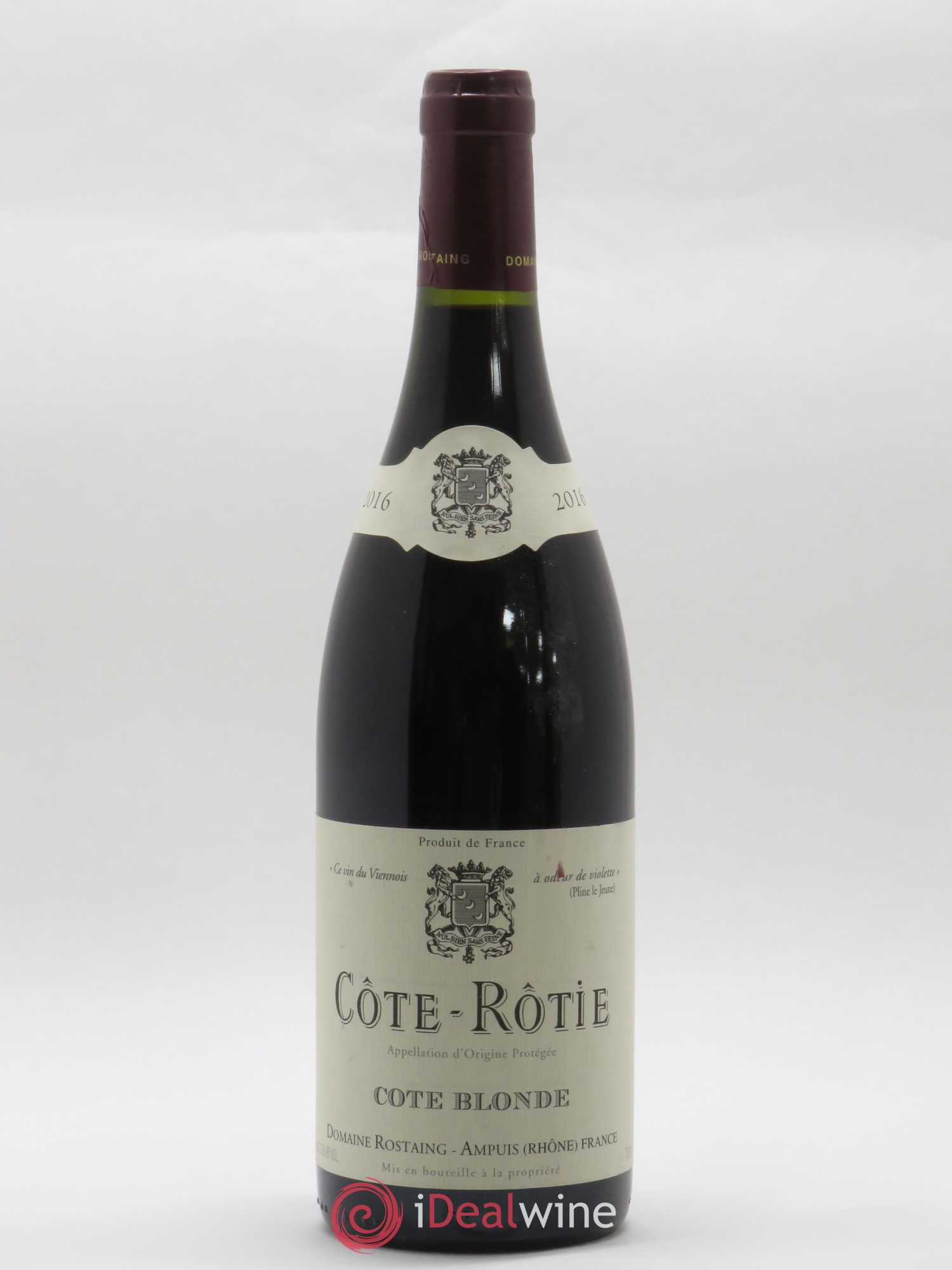 Côte-Rôtie Côte Blonde René Rostaing 2016 - Posten von 1 Flasche - 0
