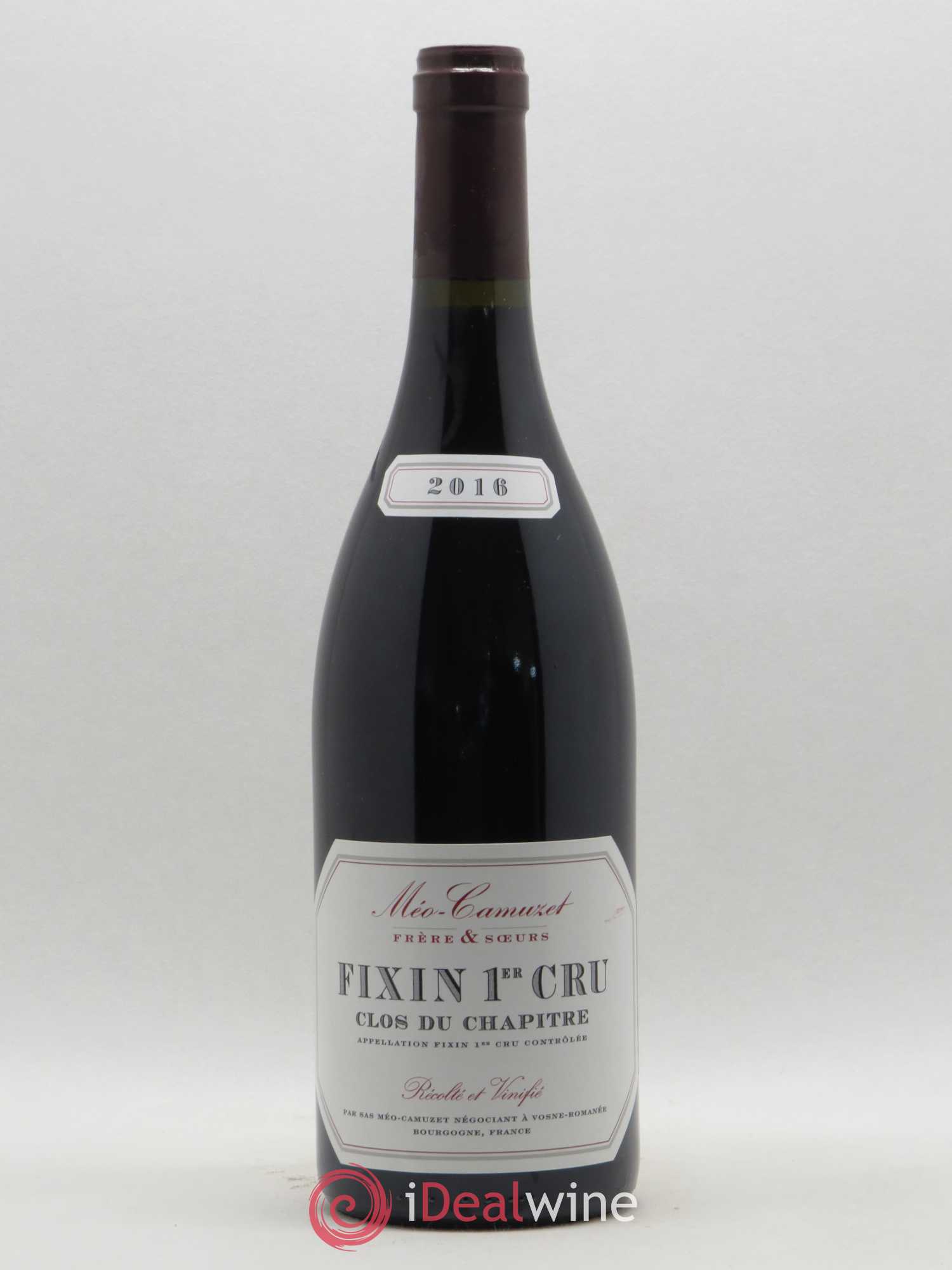 Fixin 1er Cru Clos du Chapitre Méo-Camuzet (Frère & Soeurs) 2016 - Lot de 1 bouteille - 0
