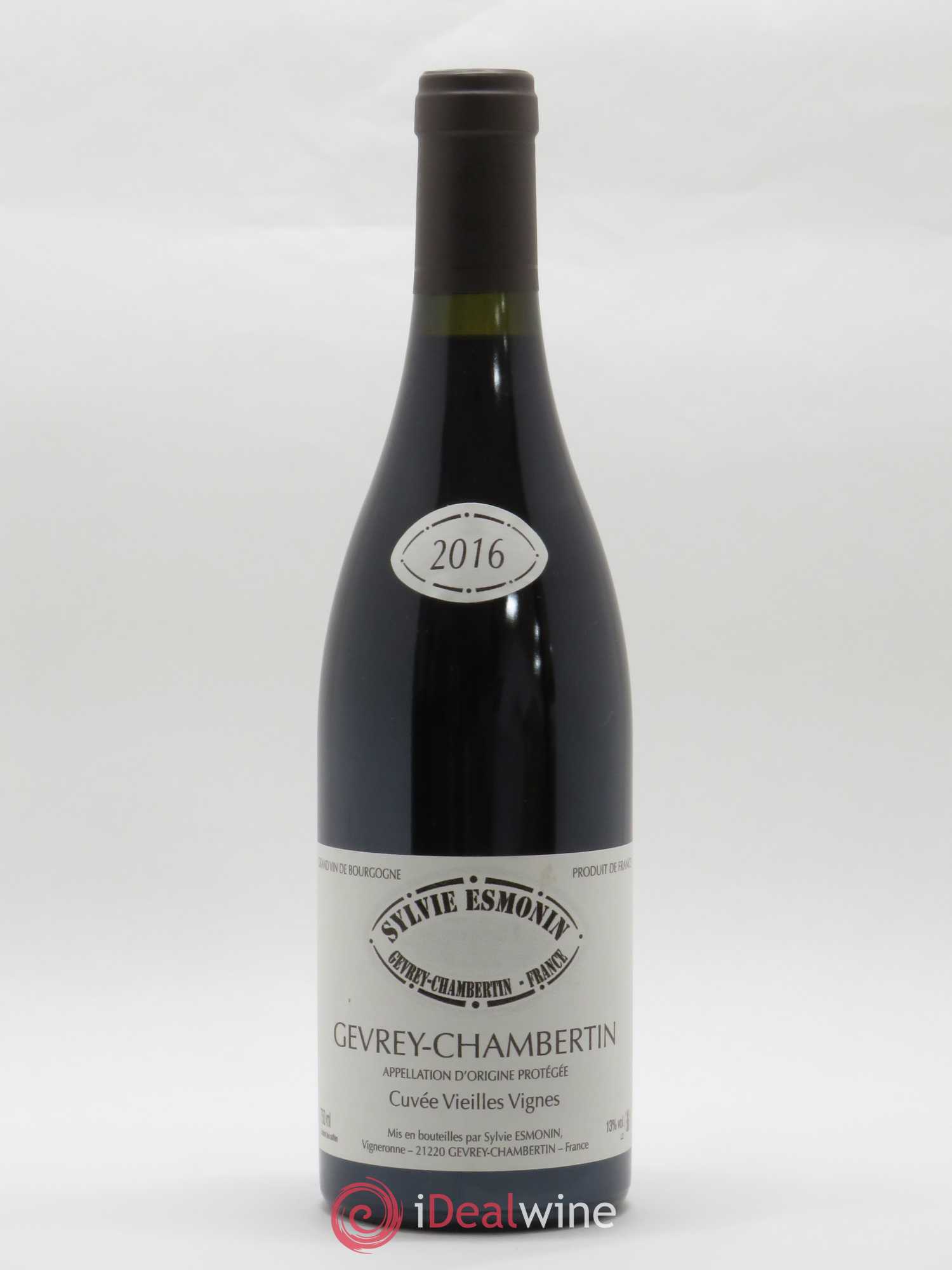 Gevrey-Chambertin Vieilles Vignes Sylvie Esmonin 2016 - Lot de 1 bouteille - 0