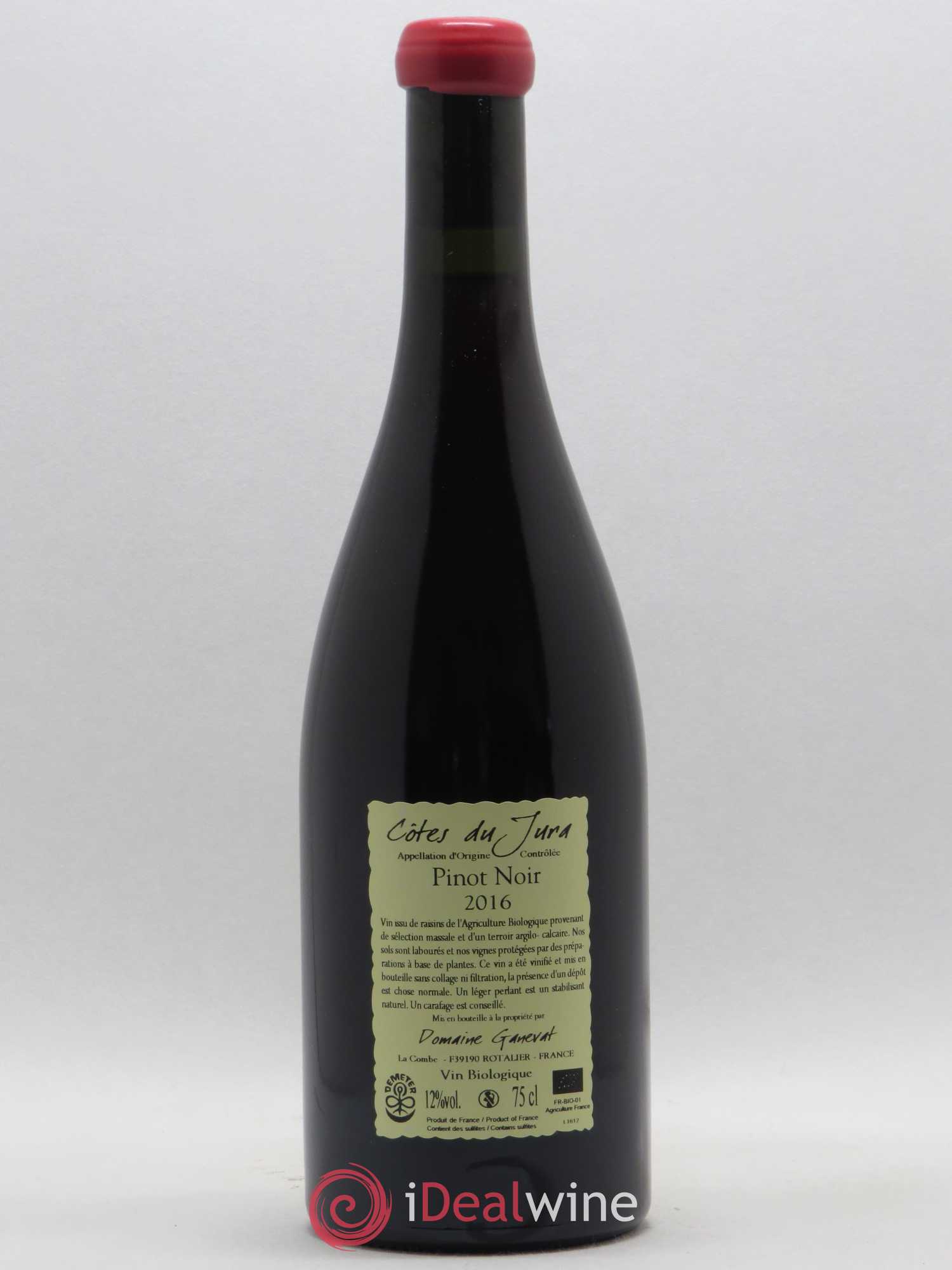 Côtes du Jura Cuvée Julien Jean-François Ganevat (Domaine) 2016 - Lot de 1 bouteille - 1