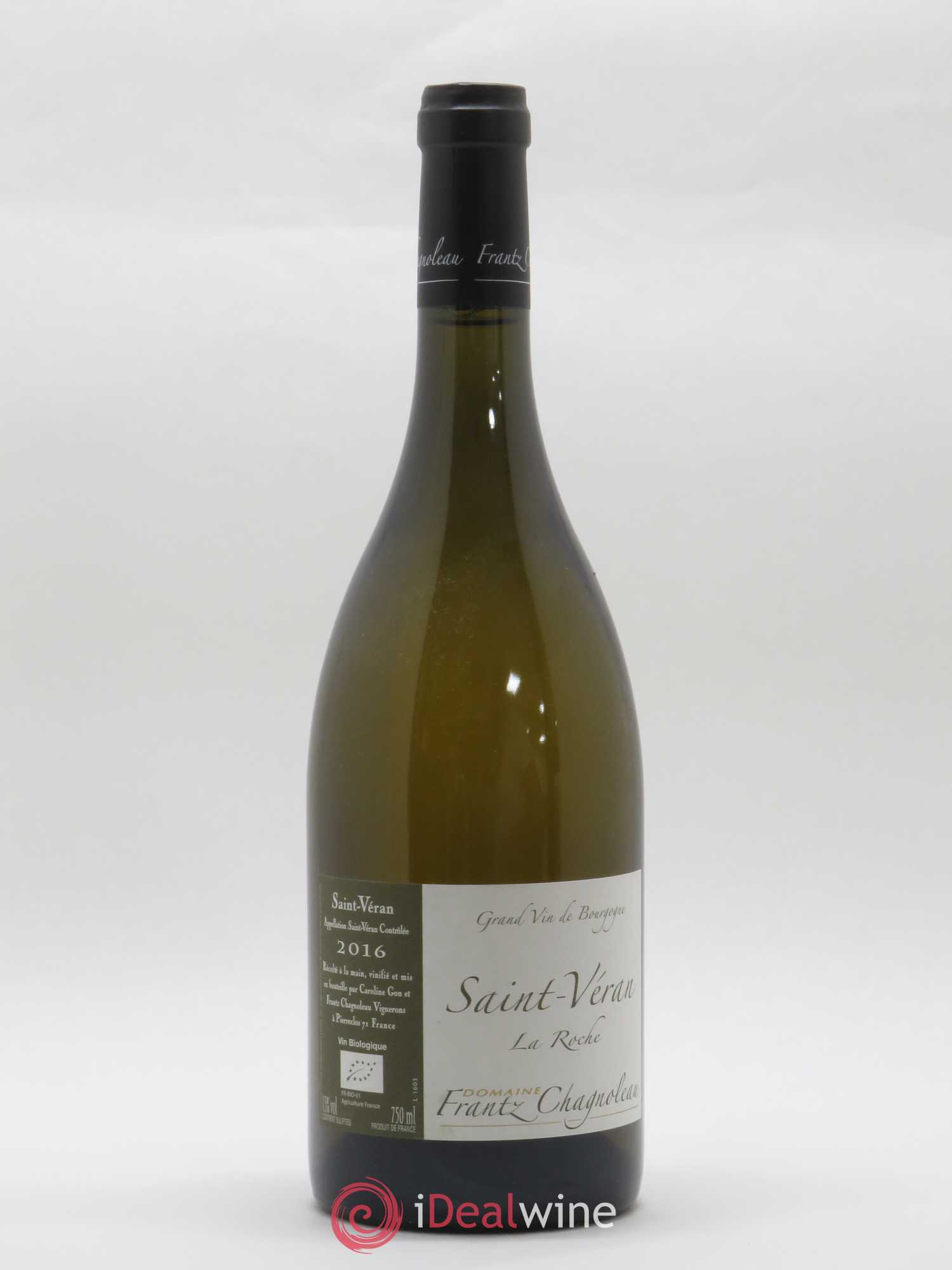 Saint-Véran La Roche Frantz Chagnoleau (Domaine) 2016 - Lot de 1 bouteille - 0