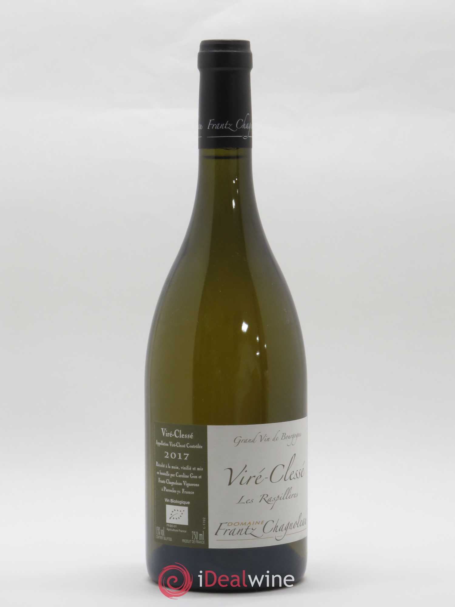 Viré-Clessé Les Raspillères Frantz Chagnoleau (Domaine) 2017 - Lot de 1 bouteille - 0