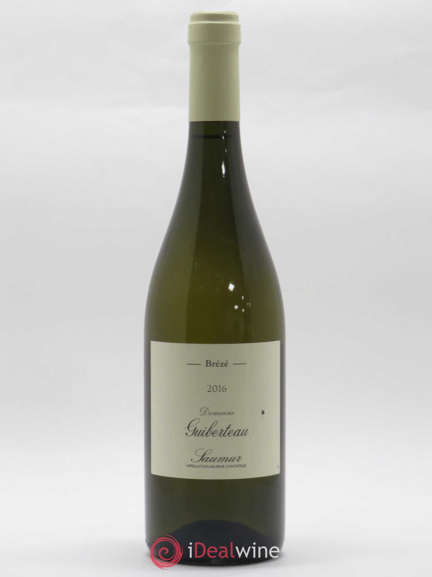 Saumur Brézé Domaine Guiberteau 2016 - Lot de 1 bouteille - 0