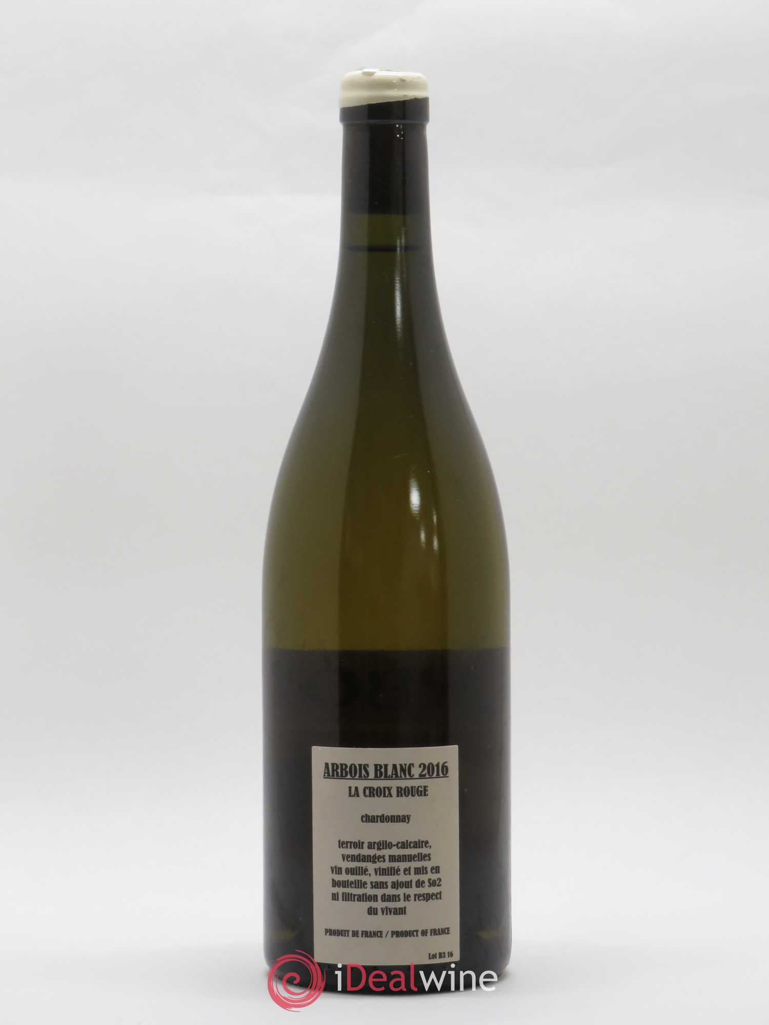 Arbois Chardonnay La Croix Rouge Adeline Houillon & Renaud Bruyère 2016 - Lot de 1 bouteille - 1