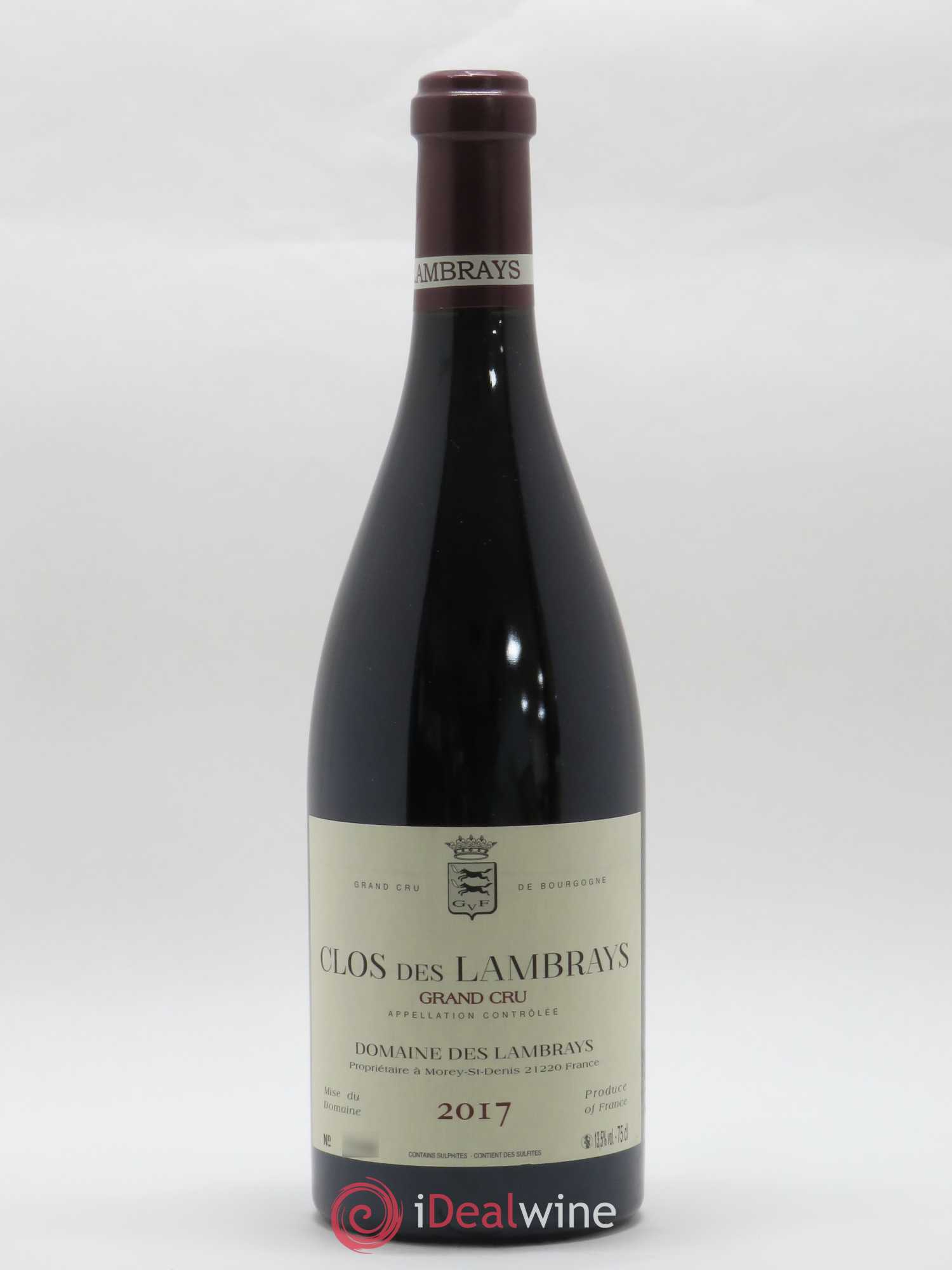 Clos des Lambrays Grand Cru Domaine des Lambrays 2017 - Lot de 1 bouteille - 0