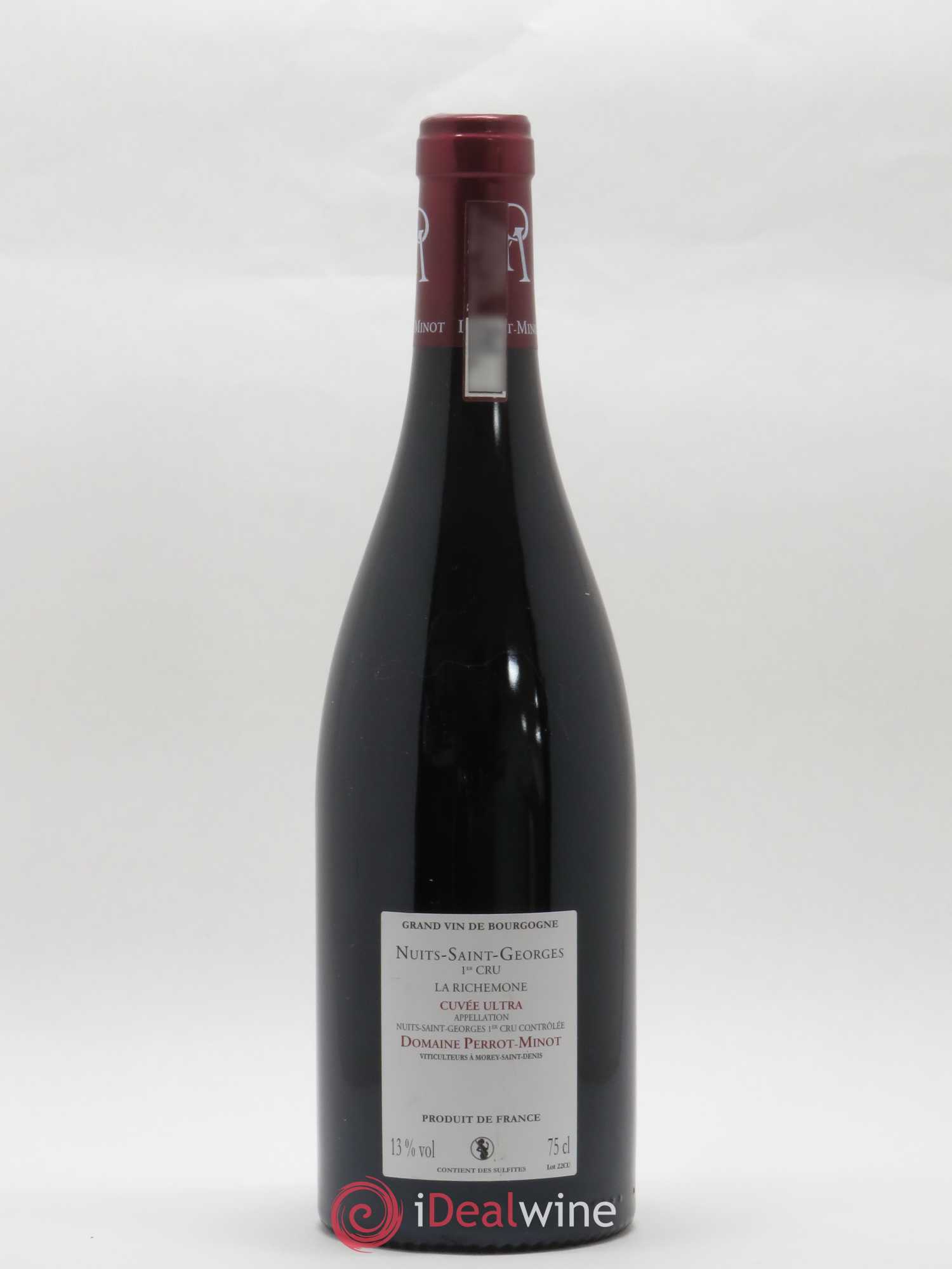 Nuits-Saint-Georges 1er Cru La Richemone Cuvée Ultra Vieilles Vignes Perrot-Minot (sans prix de réserve) 2016 - Lot de 1 bouteille - 1