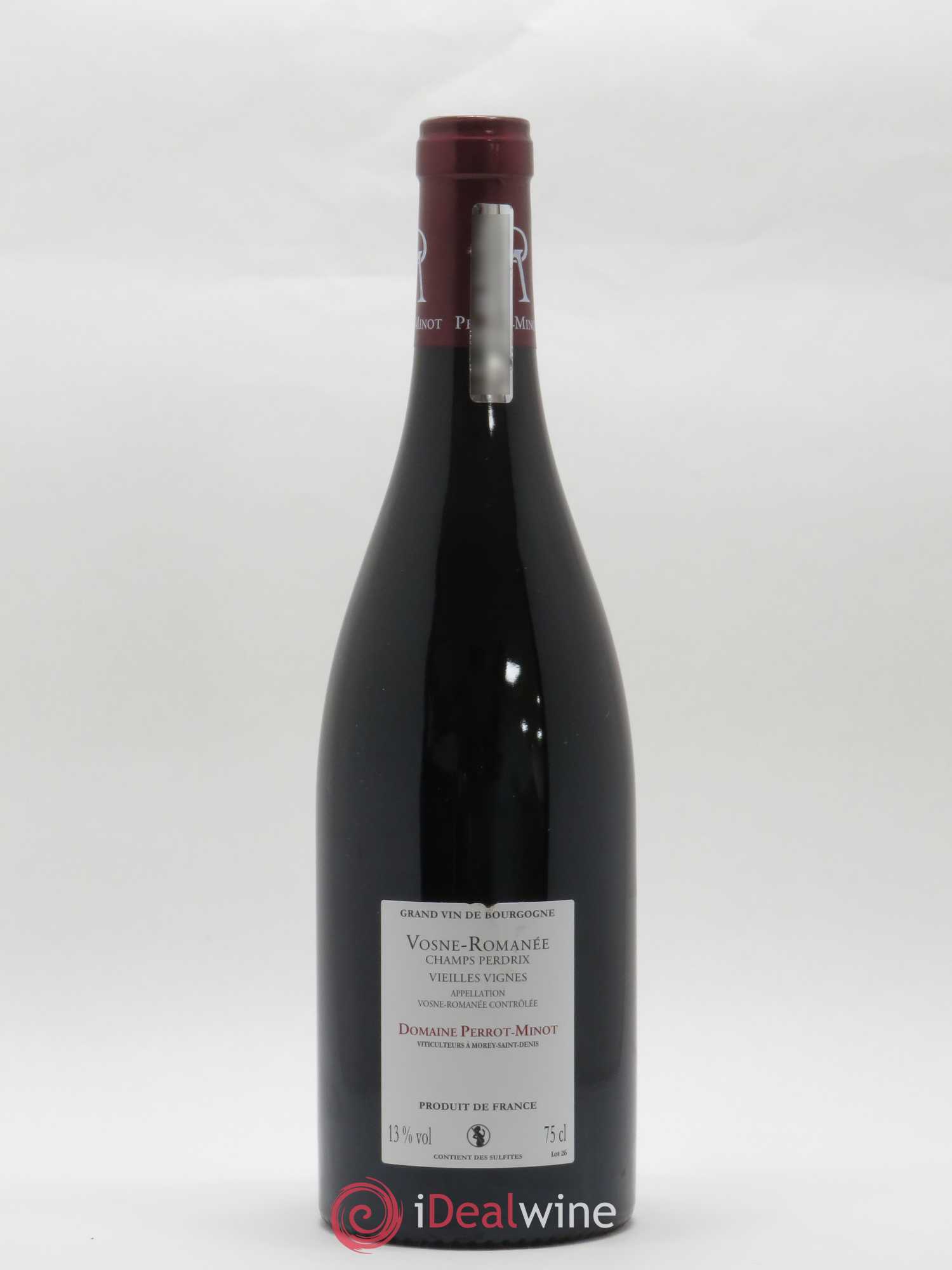 Vosne-Romanée Champs Perdrix Vieilles Vignes Perrot-Minot 2015 - Lot de 1 bouteille - 1