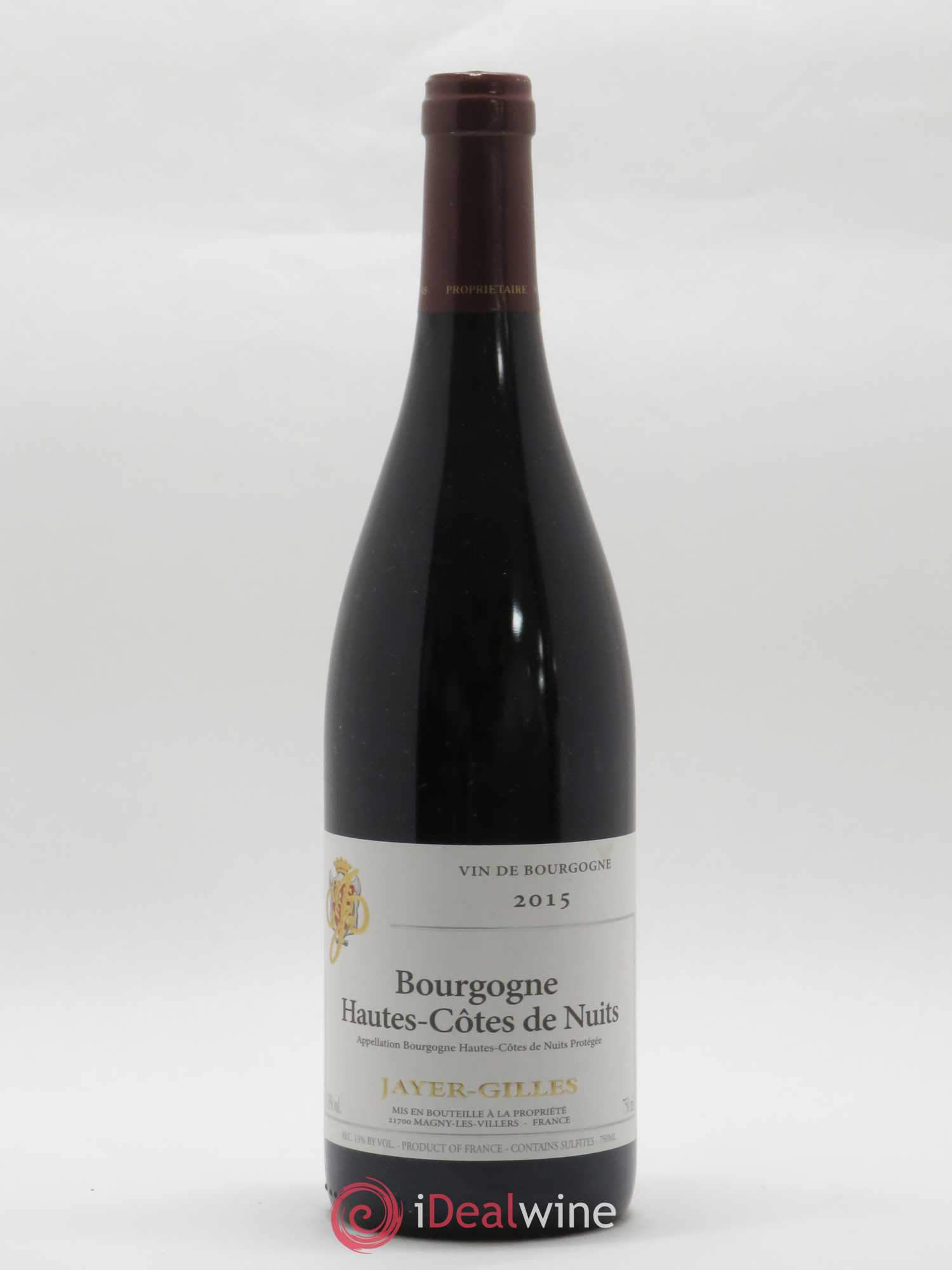 Hautes-Côtes de Nuits Hoffmann-Jayer (anciennement Jayer-Gilles) 2015 - Lot de 1 bouteille - 0
