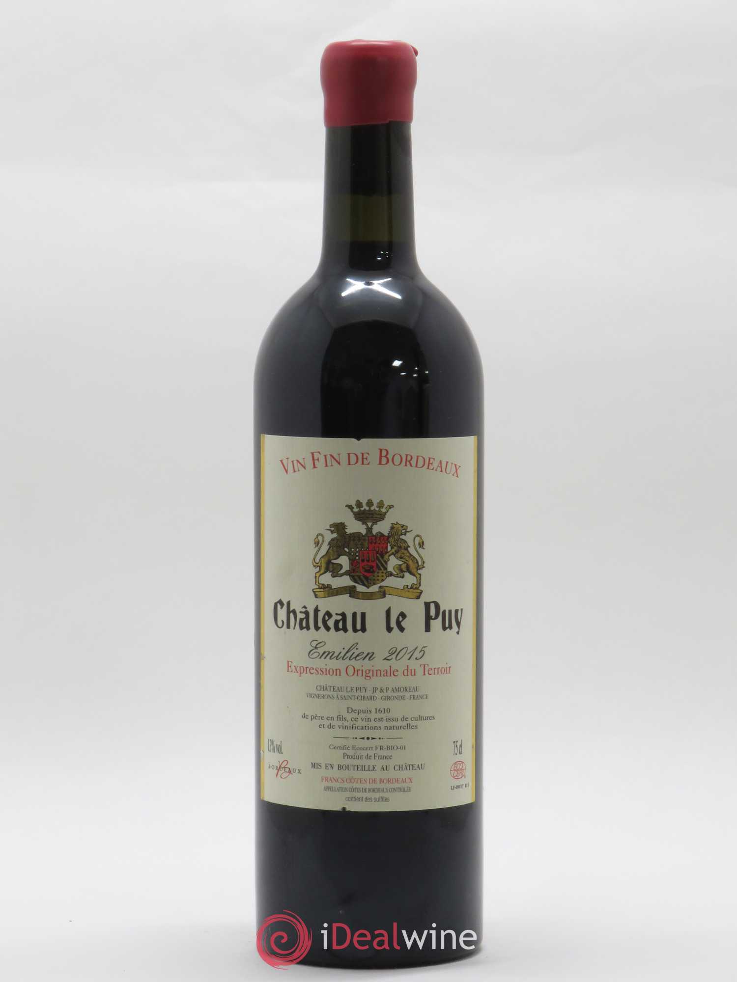 Le Puy - Cuvée Emilien 2015 - Lot de 1 bouteille - 0