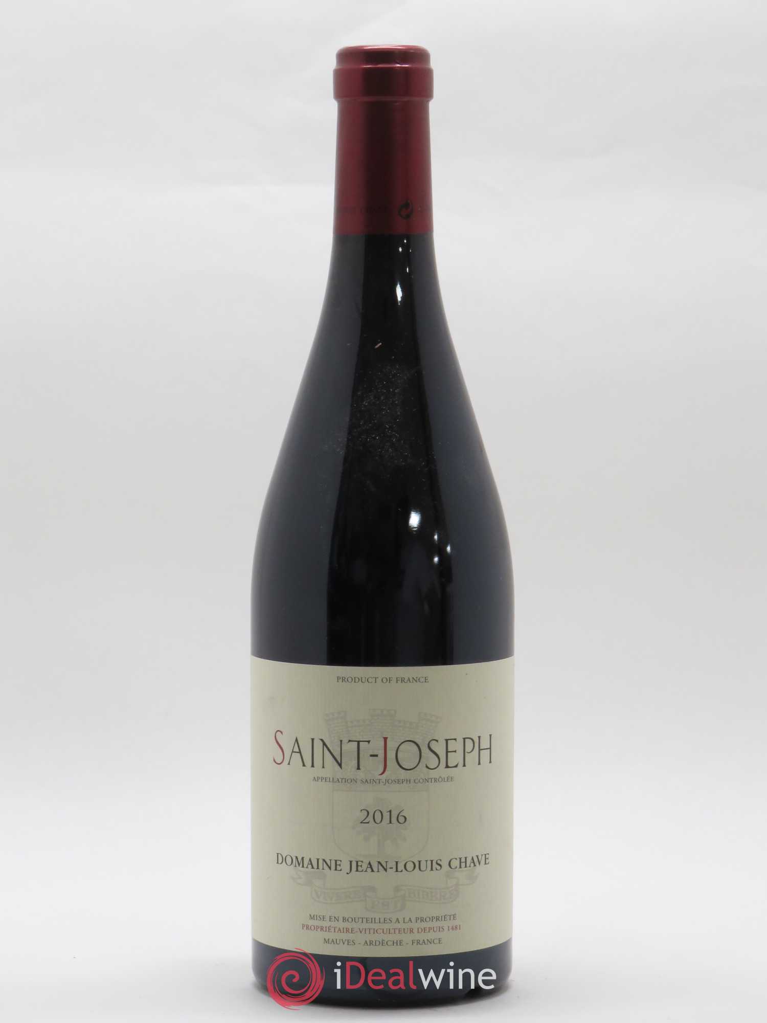 Saint-Joseph Jean-Louis Chave 2016 - Lot de 1 bouteille - 0