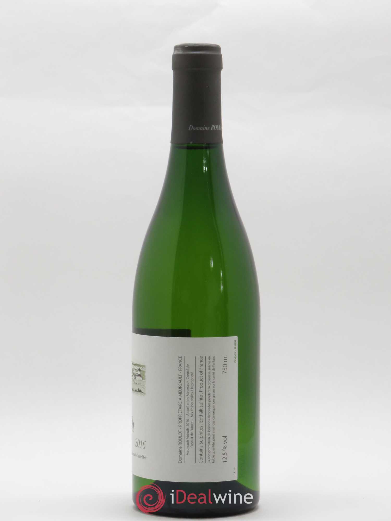 Meursault Les Vireuils Roulot (Domaine) 2016 - Lot de 1 bouteille - 1