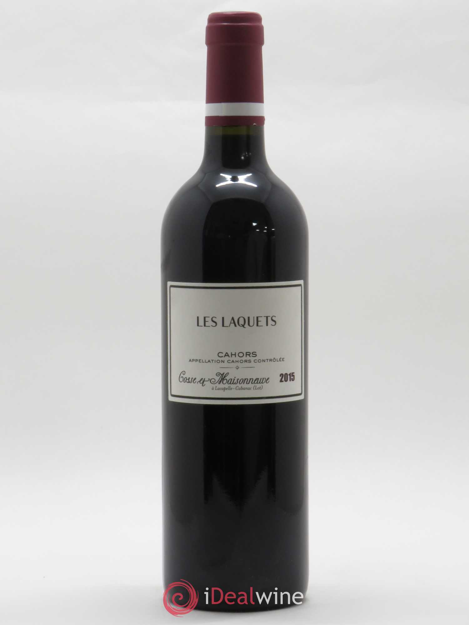 Cahors Les Laquets Cosse-Maisonneuve (Domaine) 2015 - Lot de 1 bouteille - 0