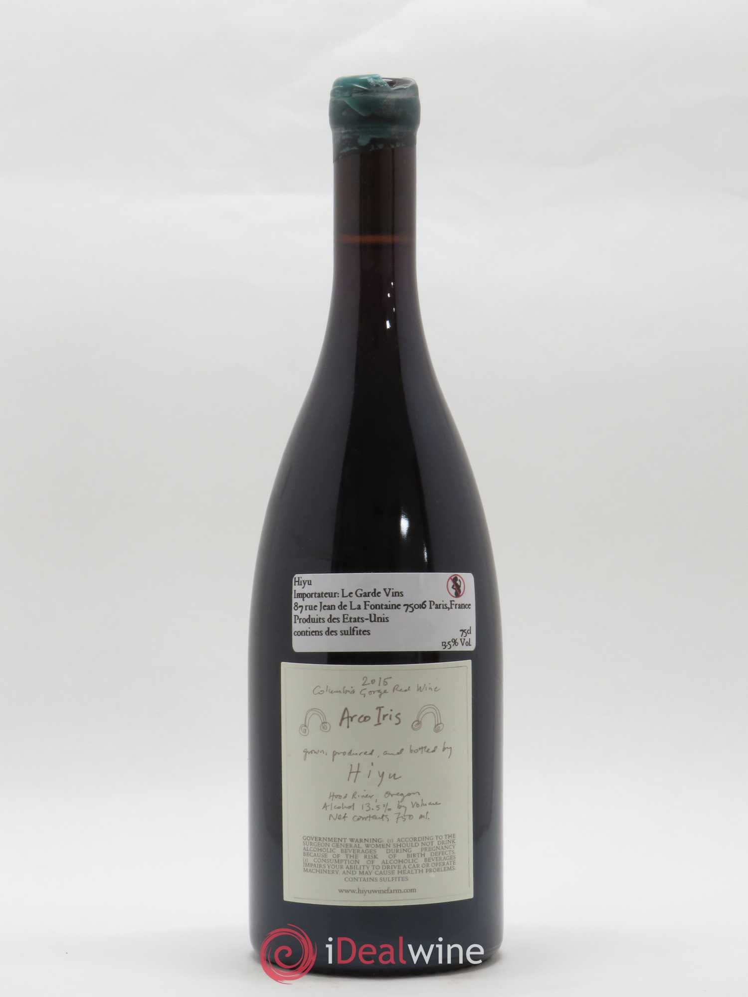 USA Colombia Gorge Oregon Hiyu Arco Iris (sans prix de réserve) 2016 - Posten von 1 Flasche - 1